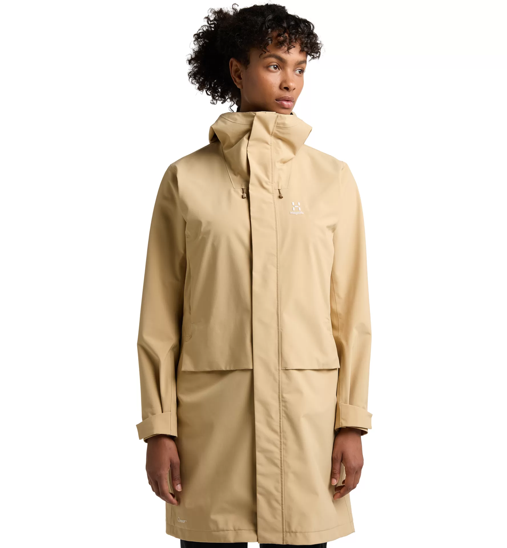 Cheap Haglöfs Aria Proof Parka Women Sand