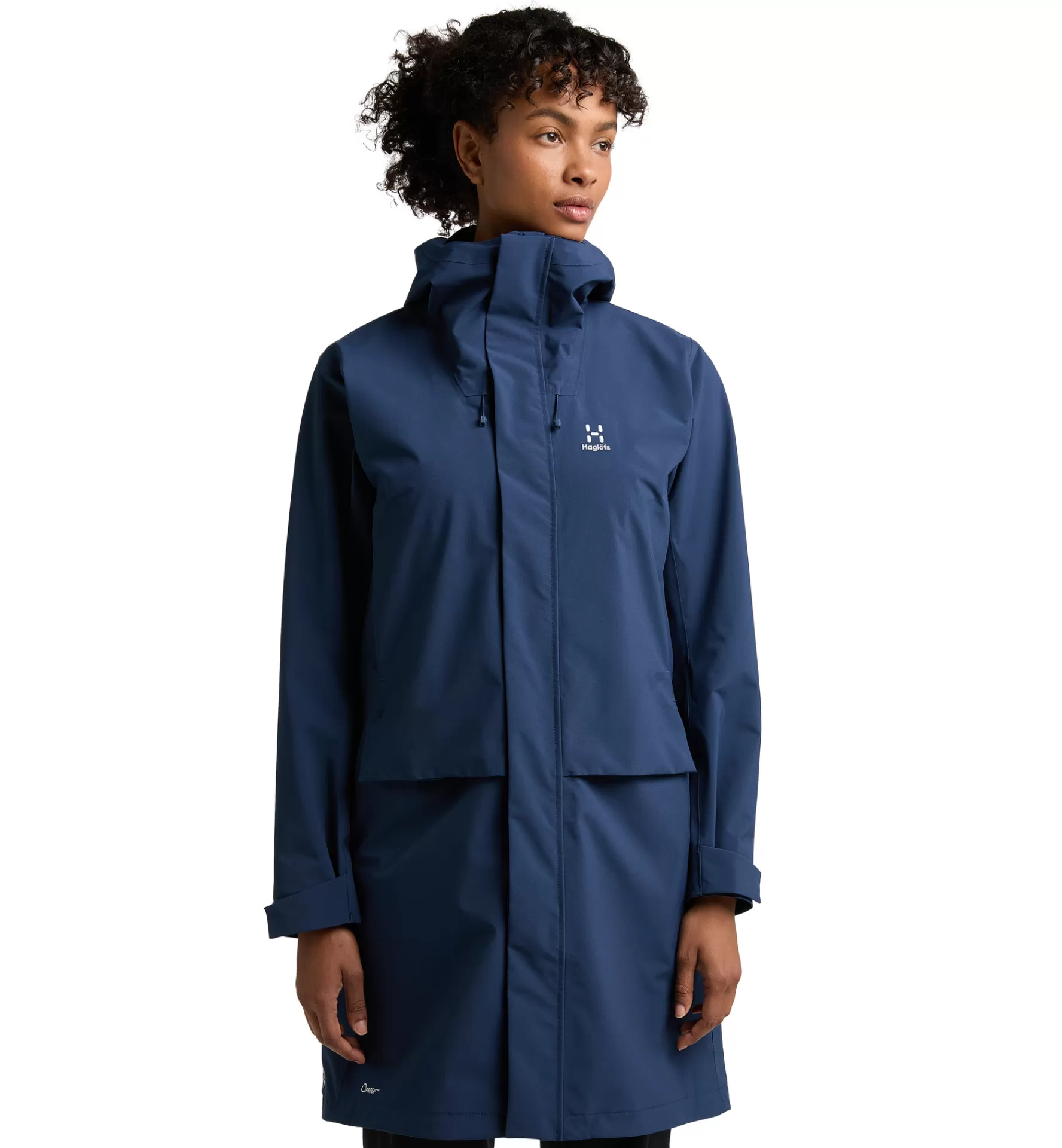 New Haglöfs Aria Proof Parka Women Tarn Blue