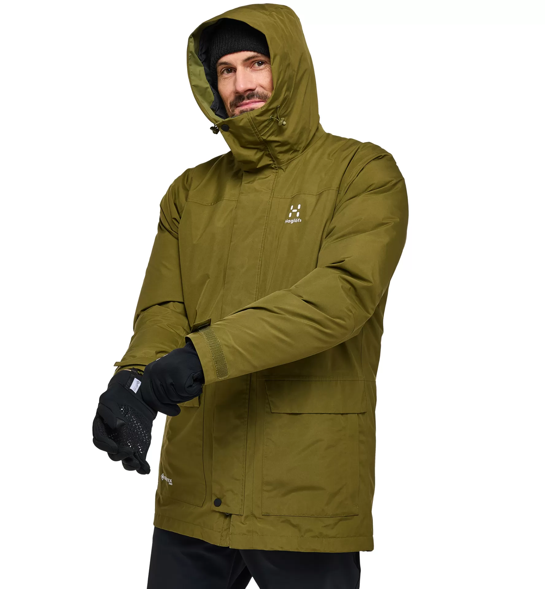 Store Haglöfs Asp 3-in-1 GTX Parka Men Olive Green