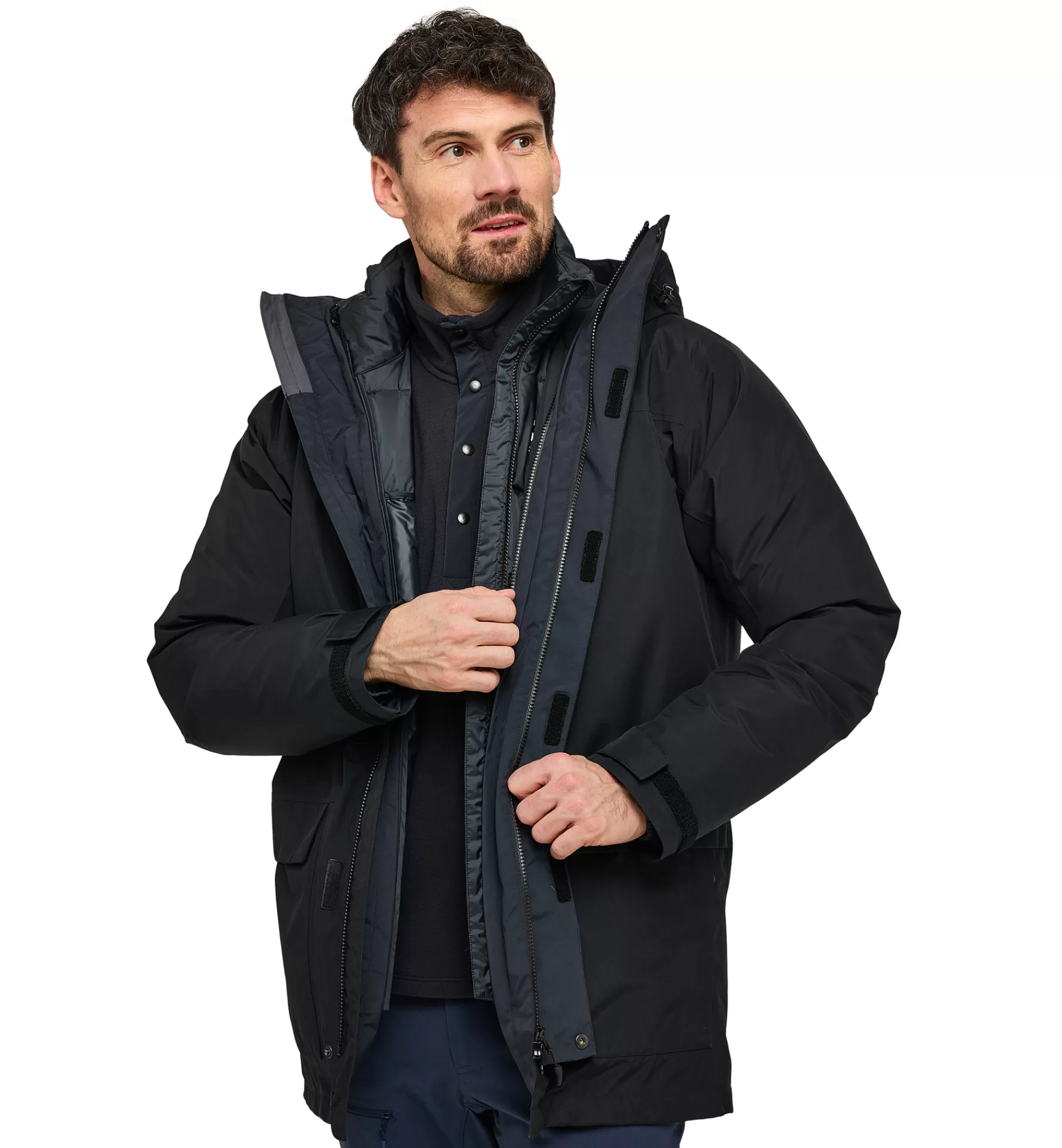 Cheap Haglöfs Asp 3-in-1 GTX Parka Men True Black