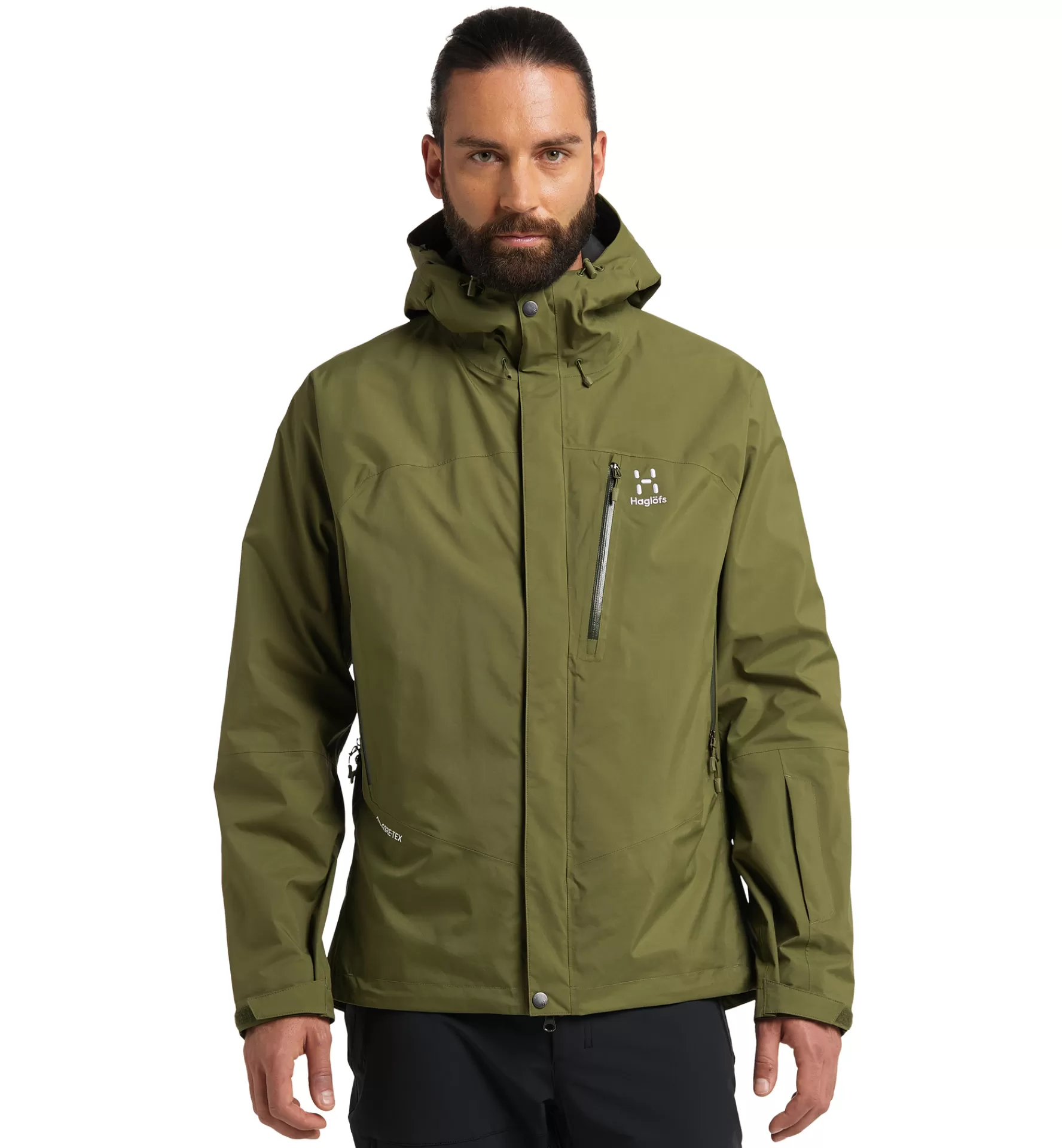 Sale Haglöfs Astral GTX Jacket Men Olive Green