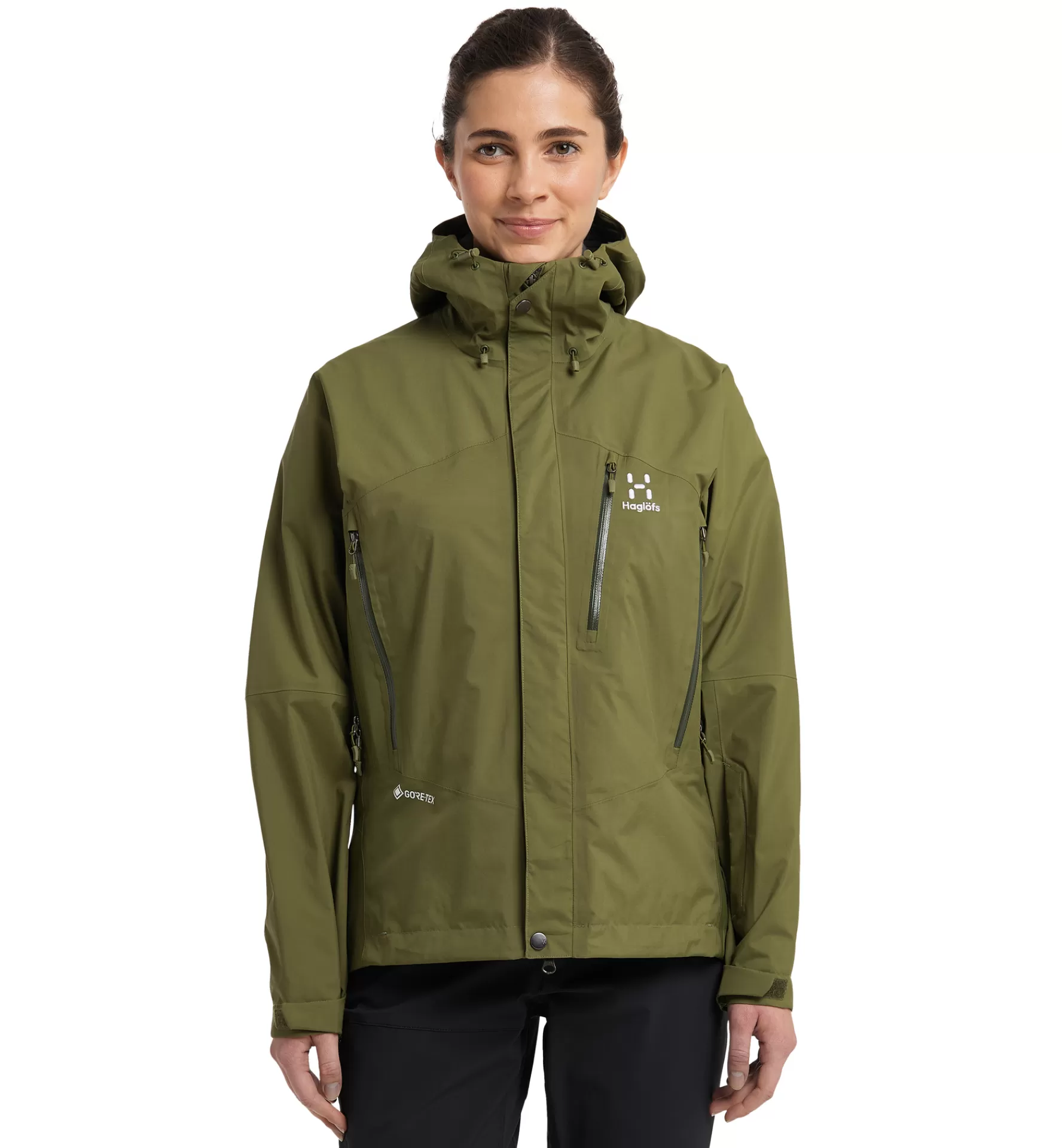 Fashion Haglöfs Astral GTX Jacket Women Olive Green