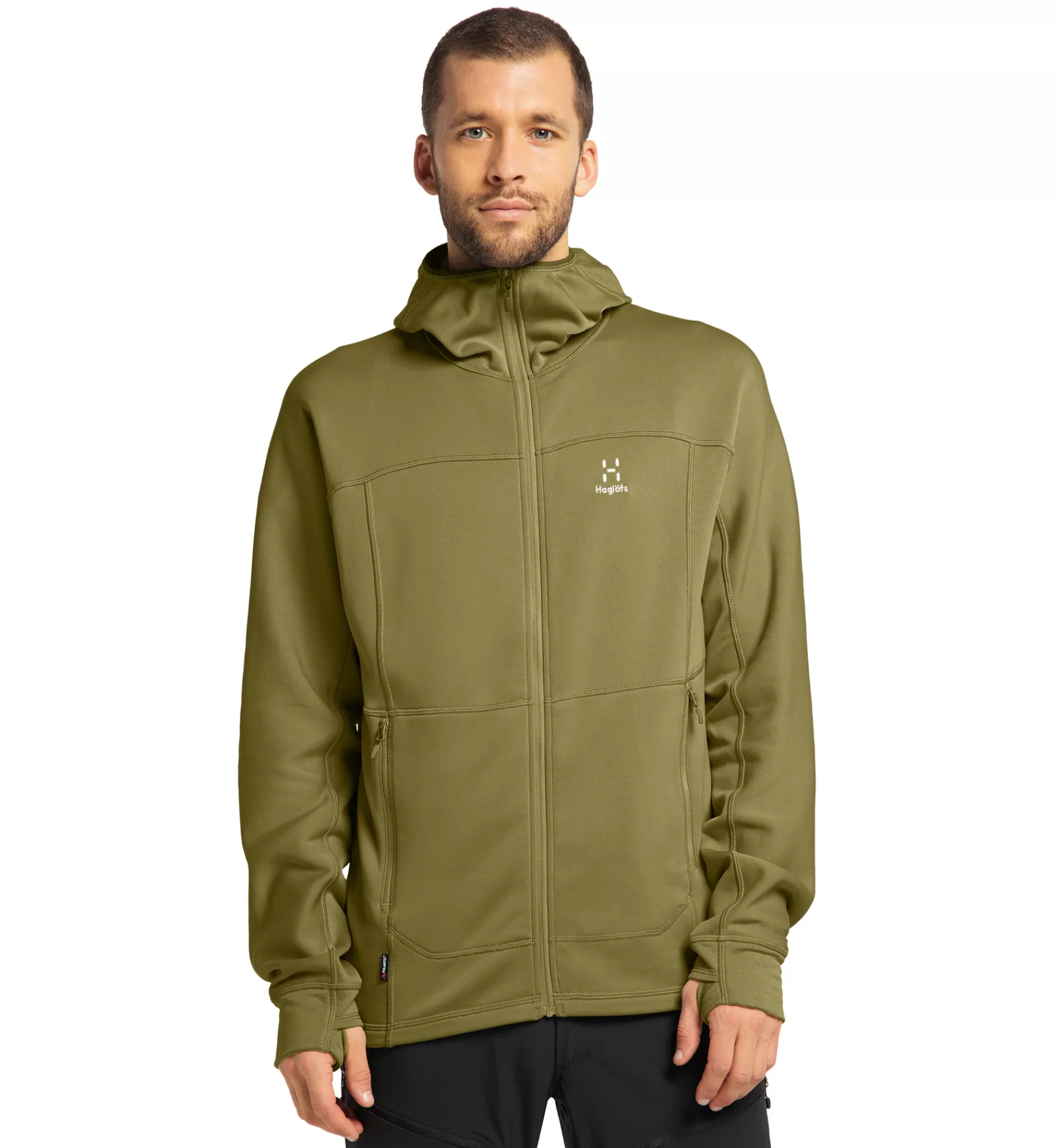 Cheap Haglöfs Betula Hood Men Olive Green