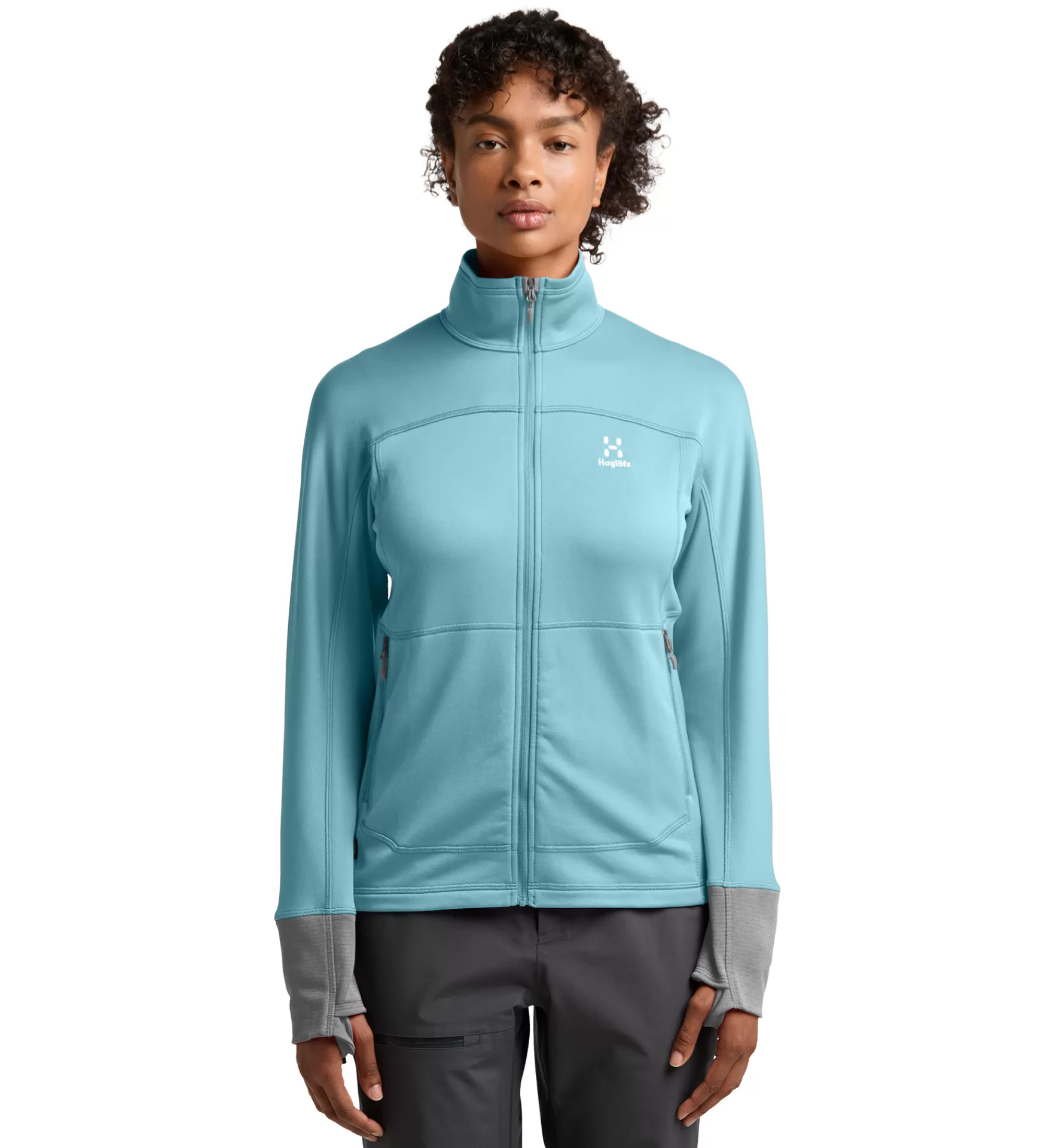 Sale Haglöfs Betula Jacket Women Frost Blue/Concrete