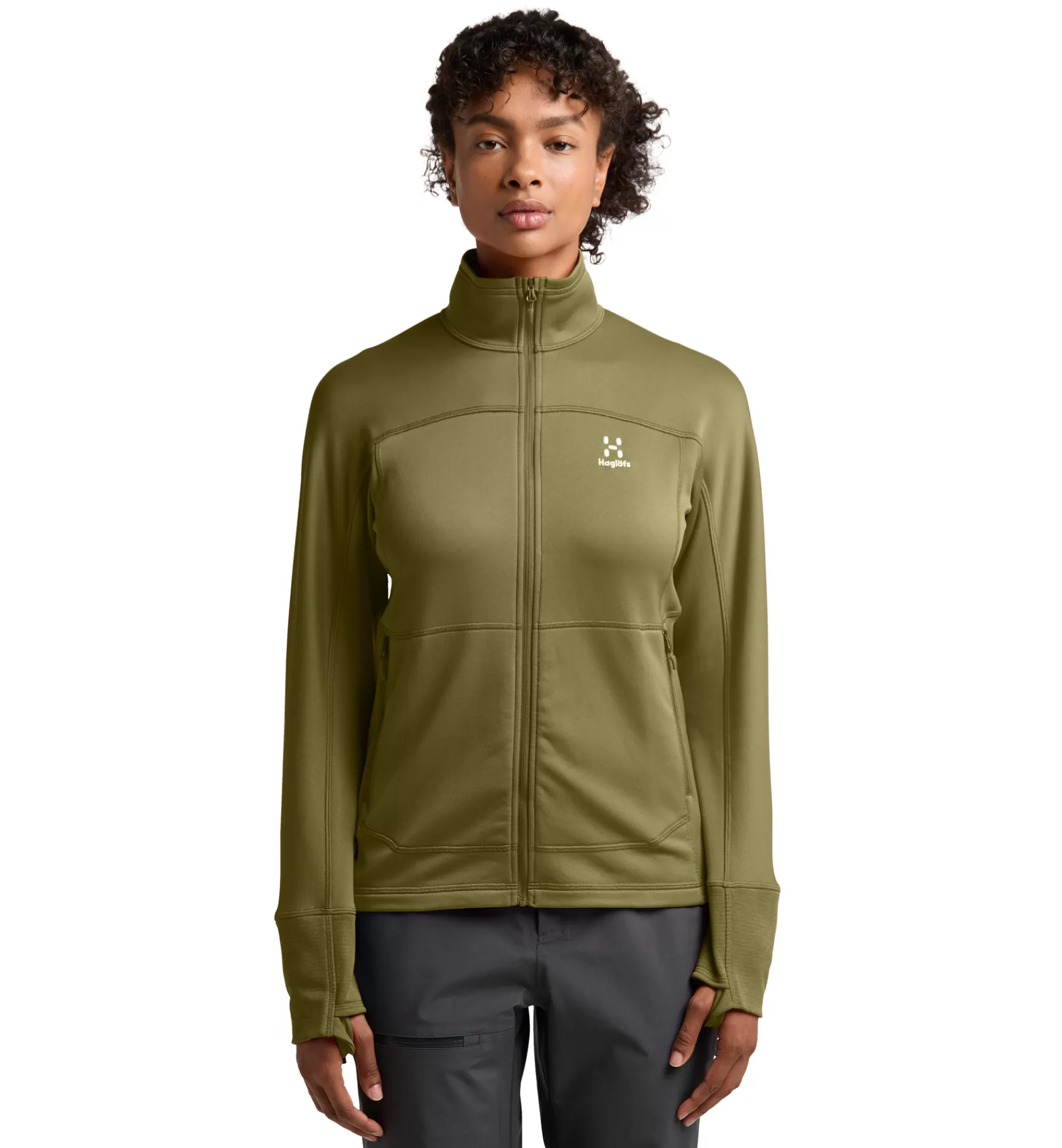 Shop Haglöfs Betula Jacket Women Olive Green