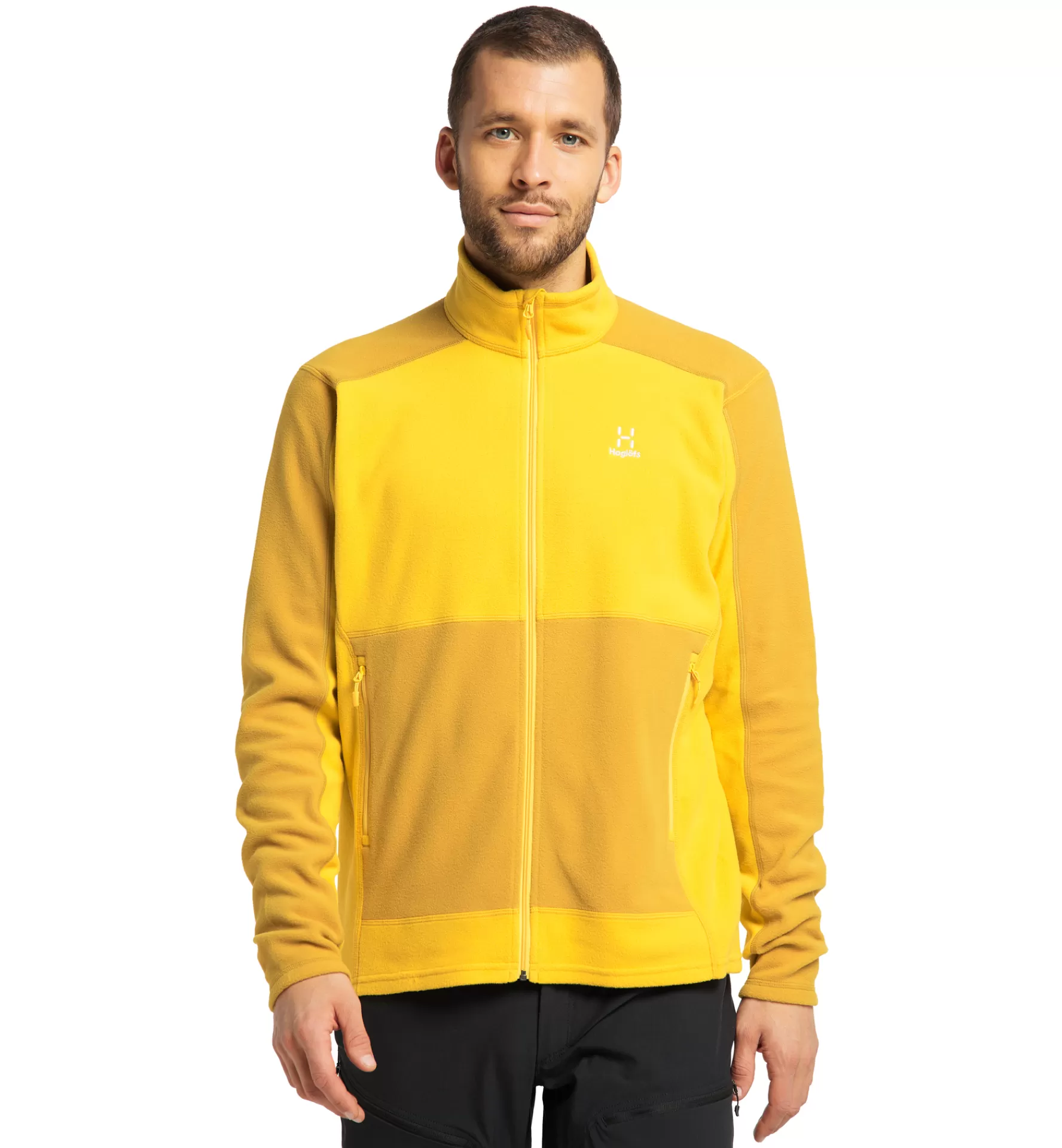 Best Haglöfs Buteo Mid Jacket Men Autumn Leaves/Pumpkin Yellow