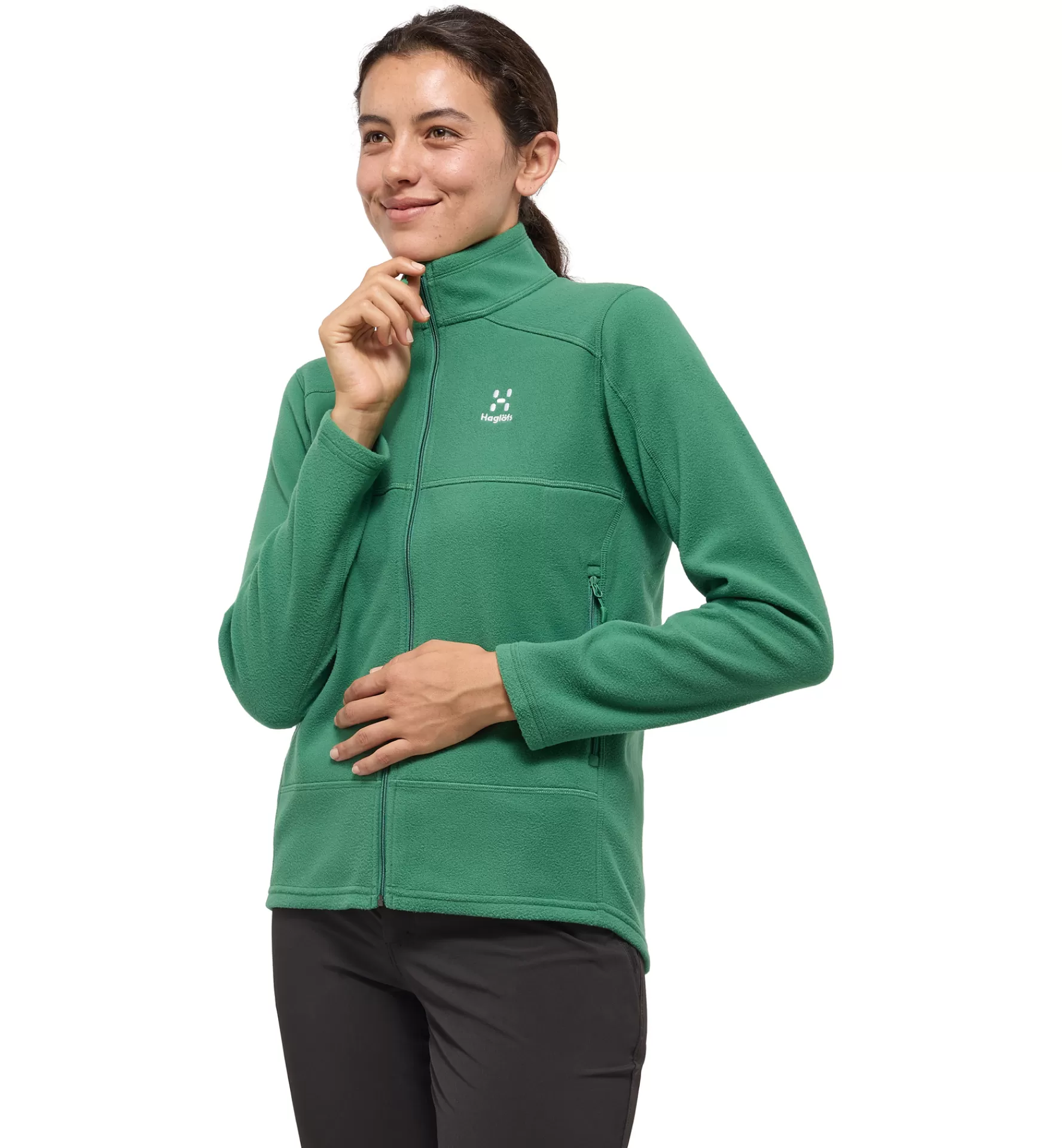 Online Haglöfs Buteo Mid Jacket Women Dk Jelly Green