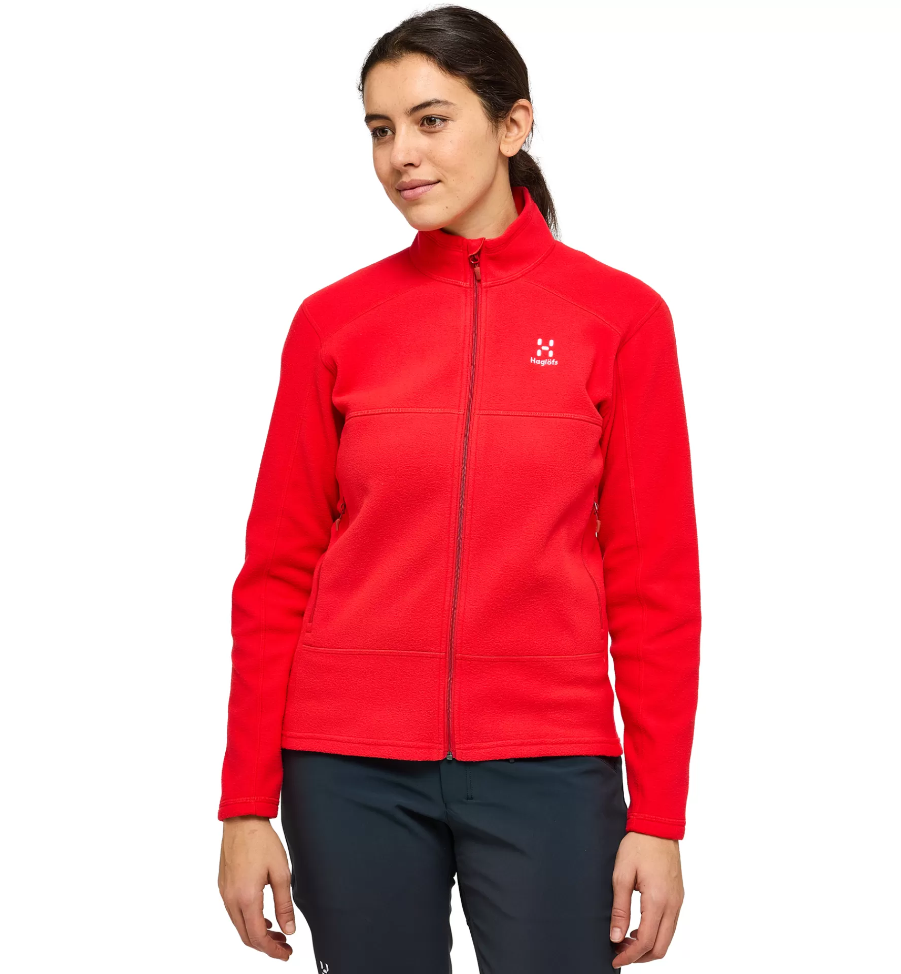 Shop Haglöfs Buteo Mid Jacket Women Poppy Red