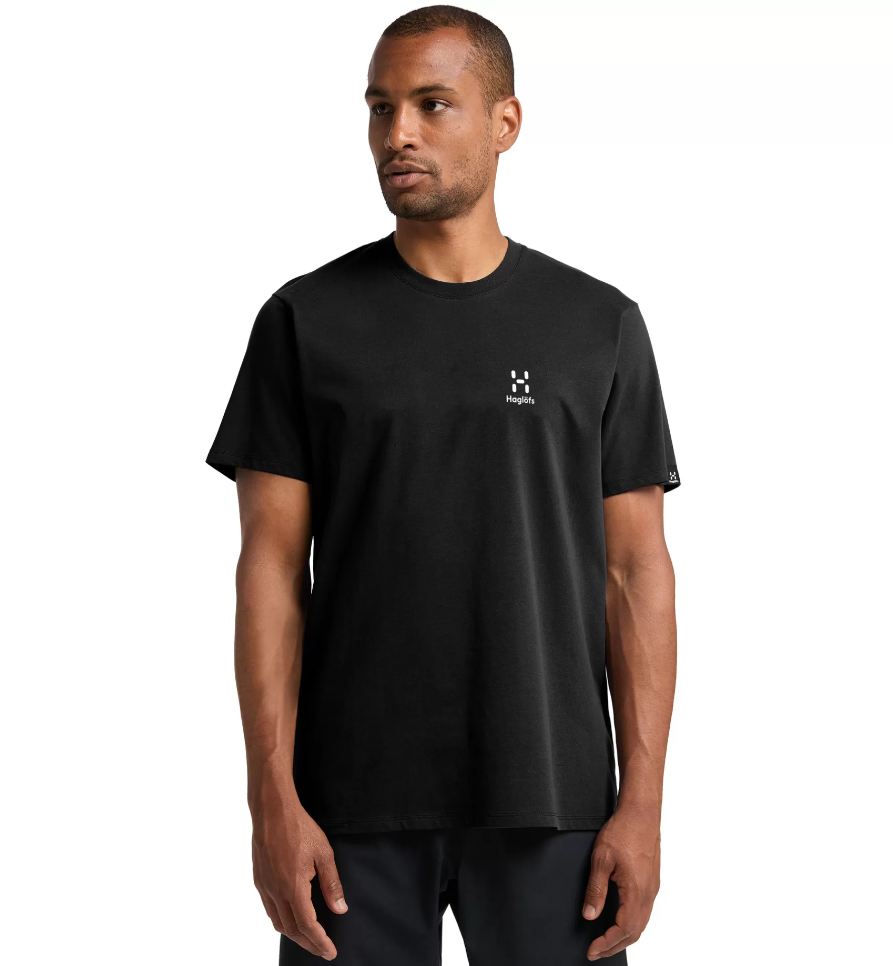 New Haglöfs Camp Tee Men True Black Solid