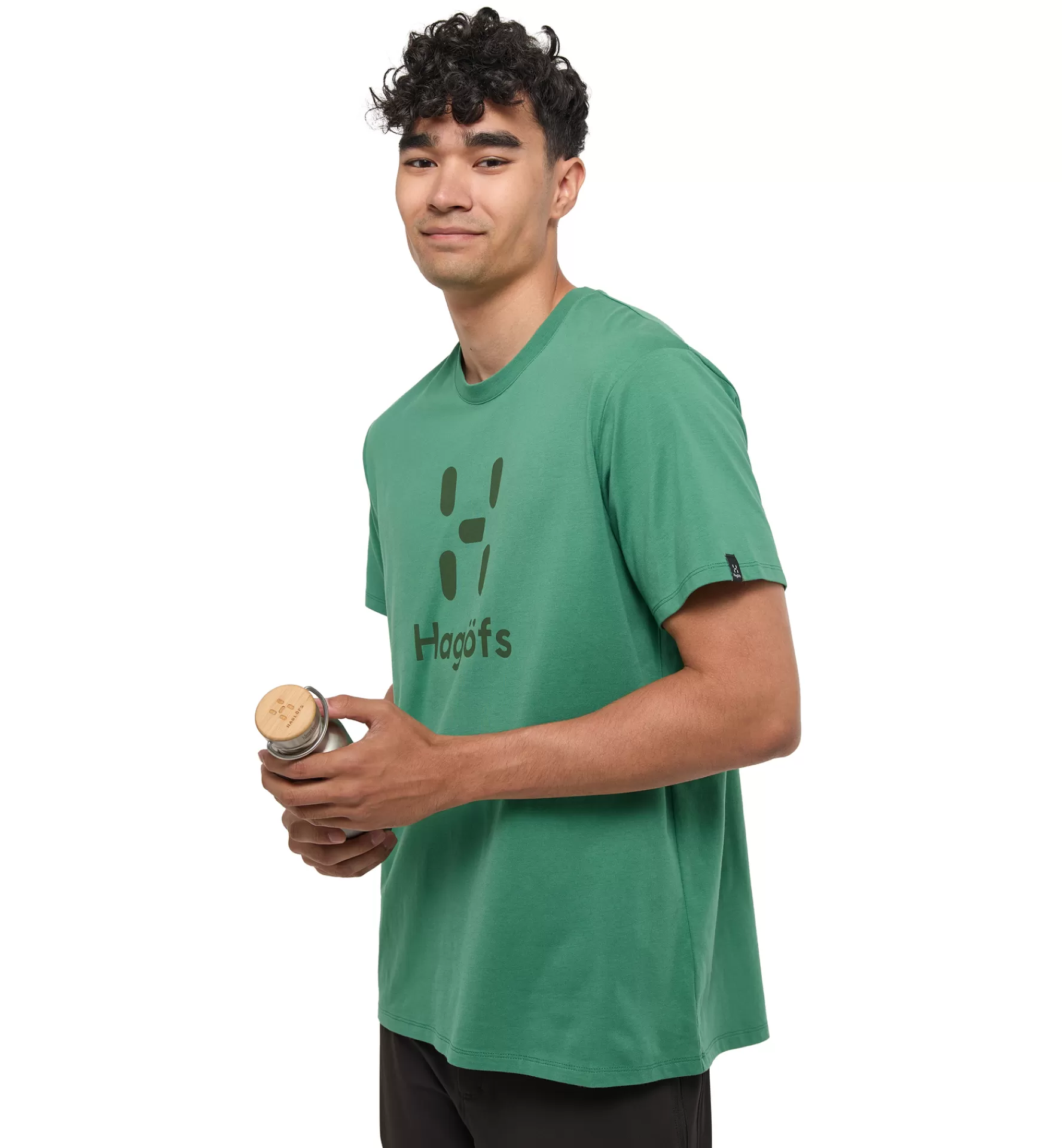 Flash Sale Haglöfs Camp Tee Men Dk Jelly Green