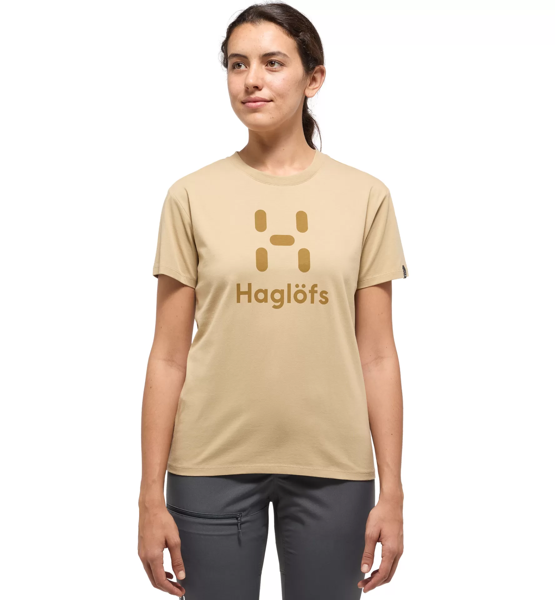 Sale Haglöfs Camp Tee Women Sand