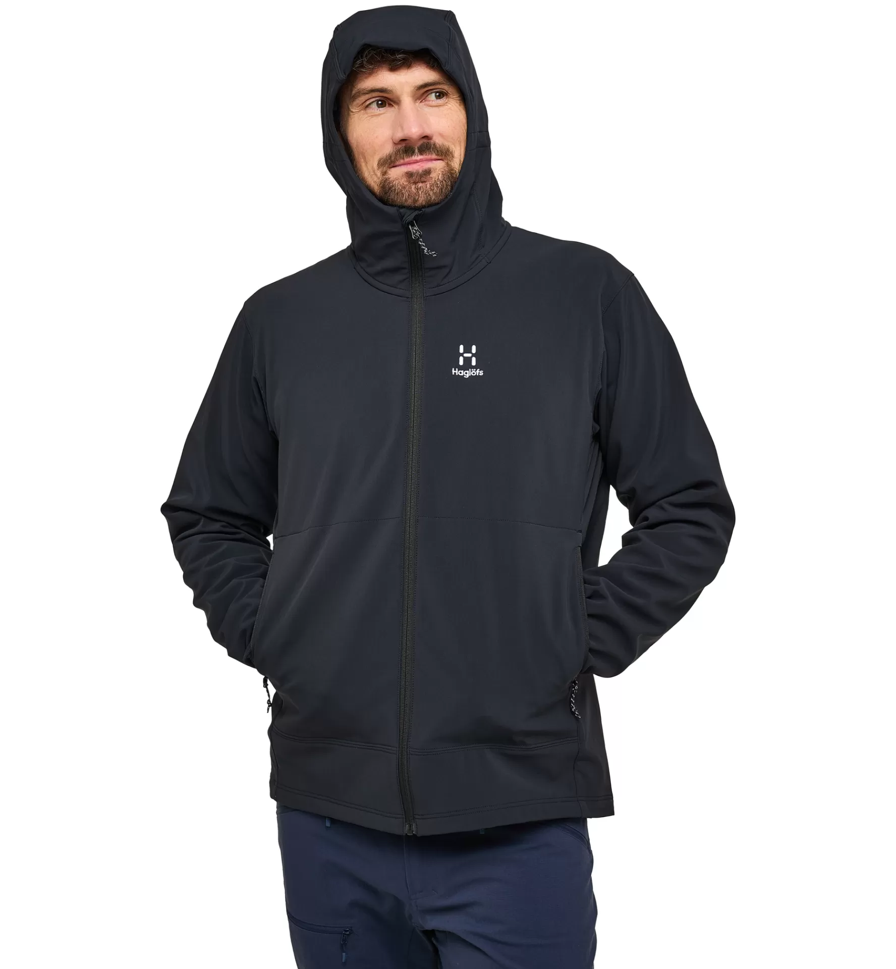 Fashion Haglöfs Chilly Softshell Hood Men True Black