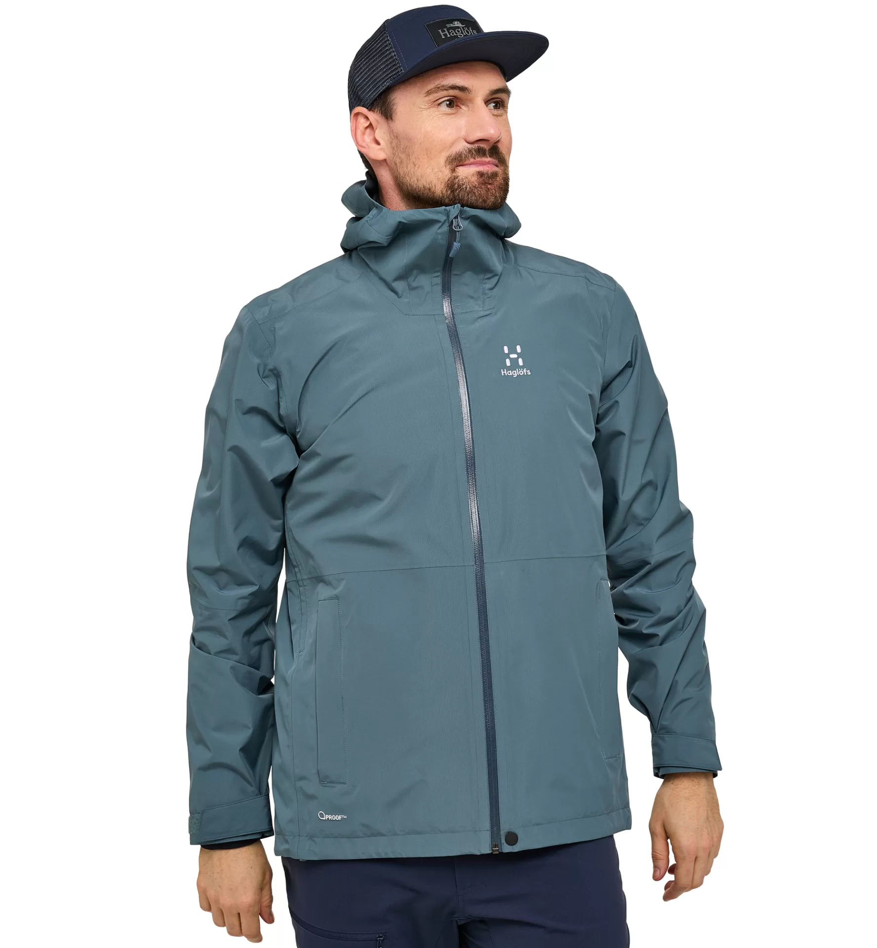 Sale Haglöfs Finch Proof Jacket Men Steel Blue