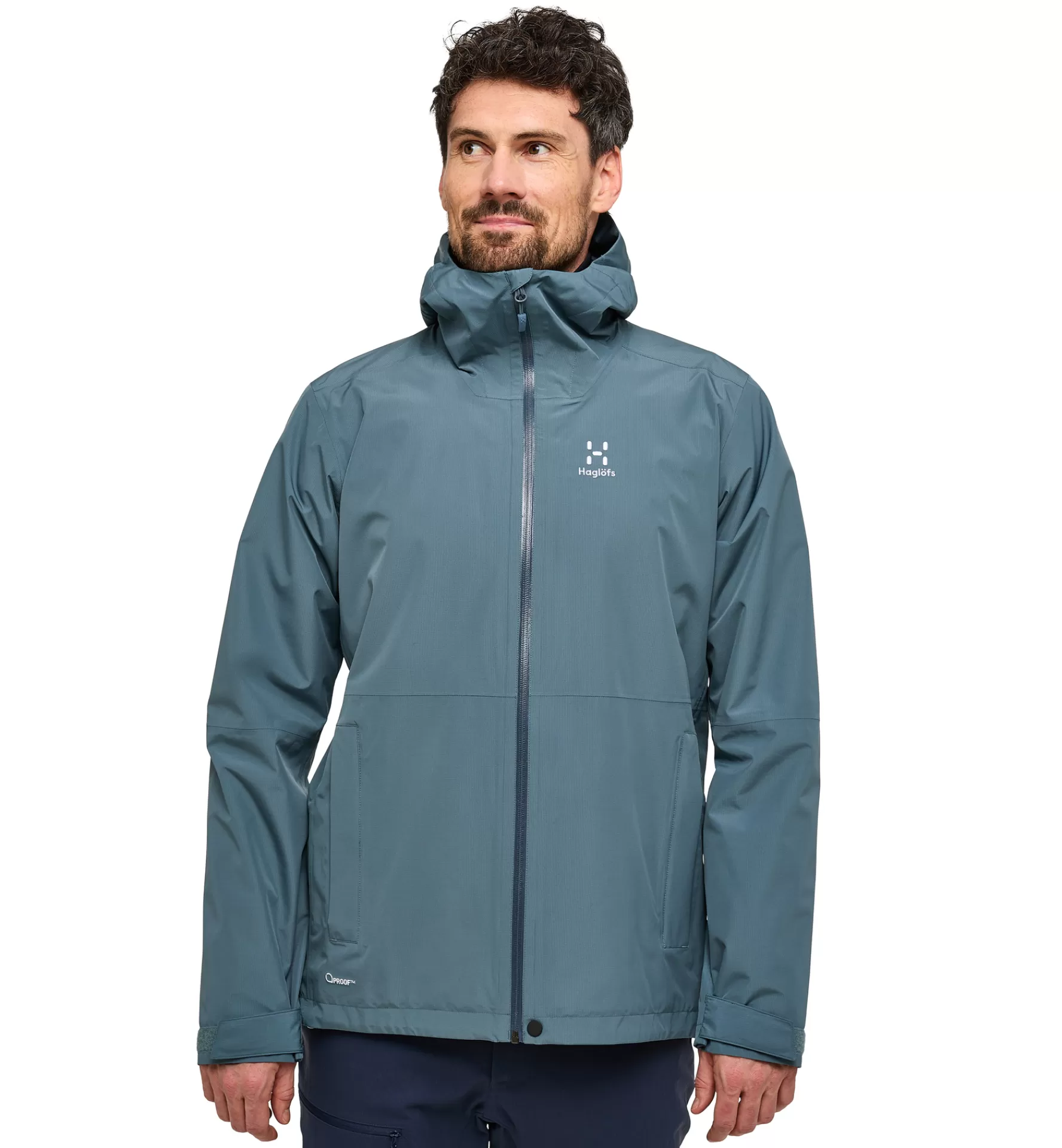 Sale Haglöfs Finch Proof Jacket Men Steel Blue