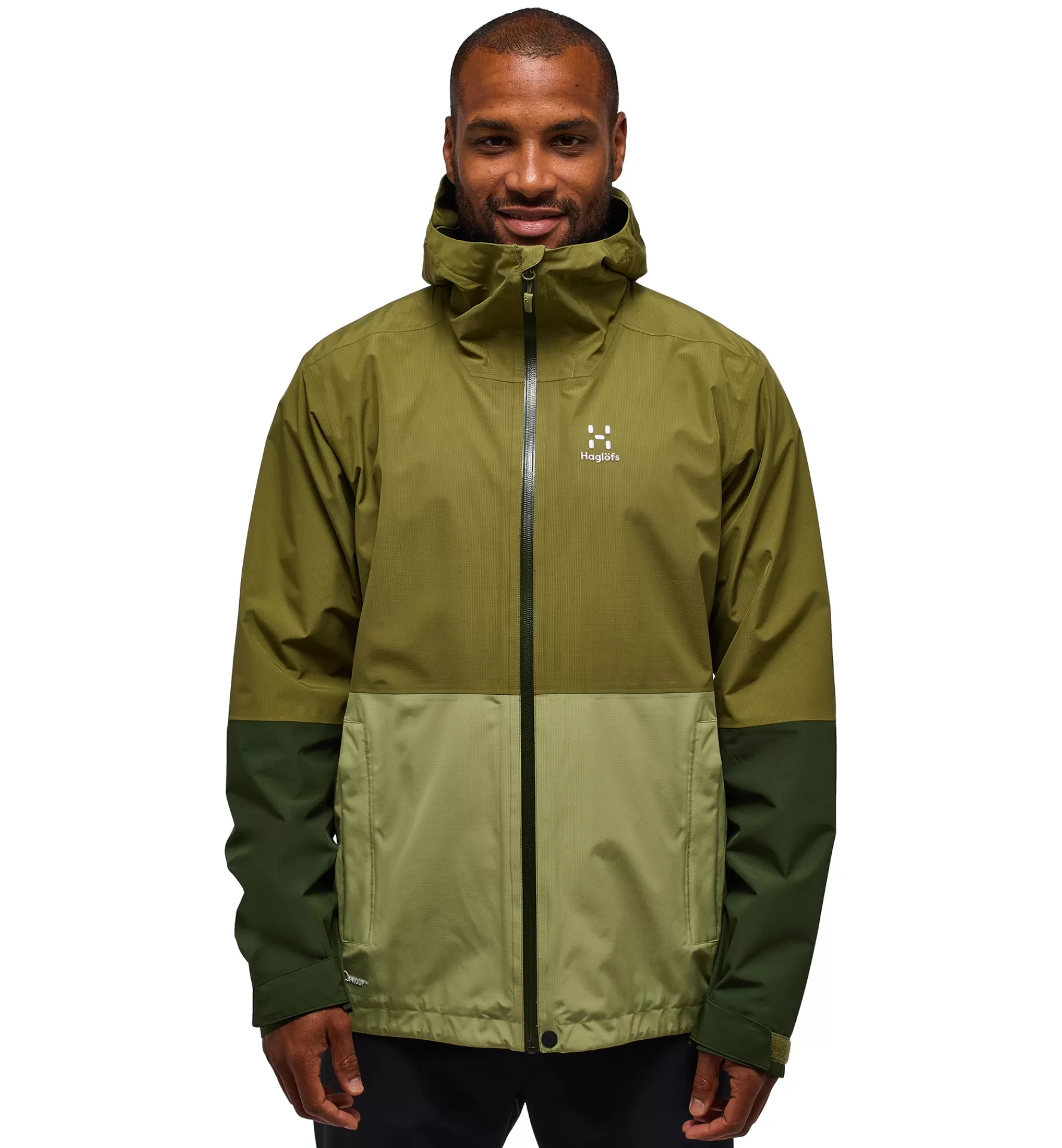 Clearance Haglöfs Finch Proof Jacket Men Olive Green/Seaweed Green