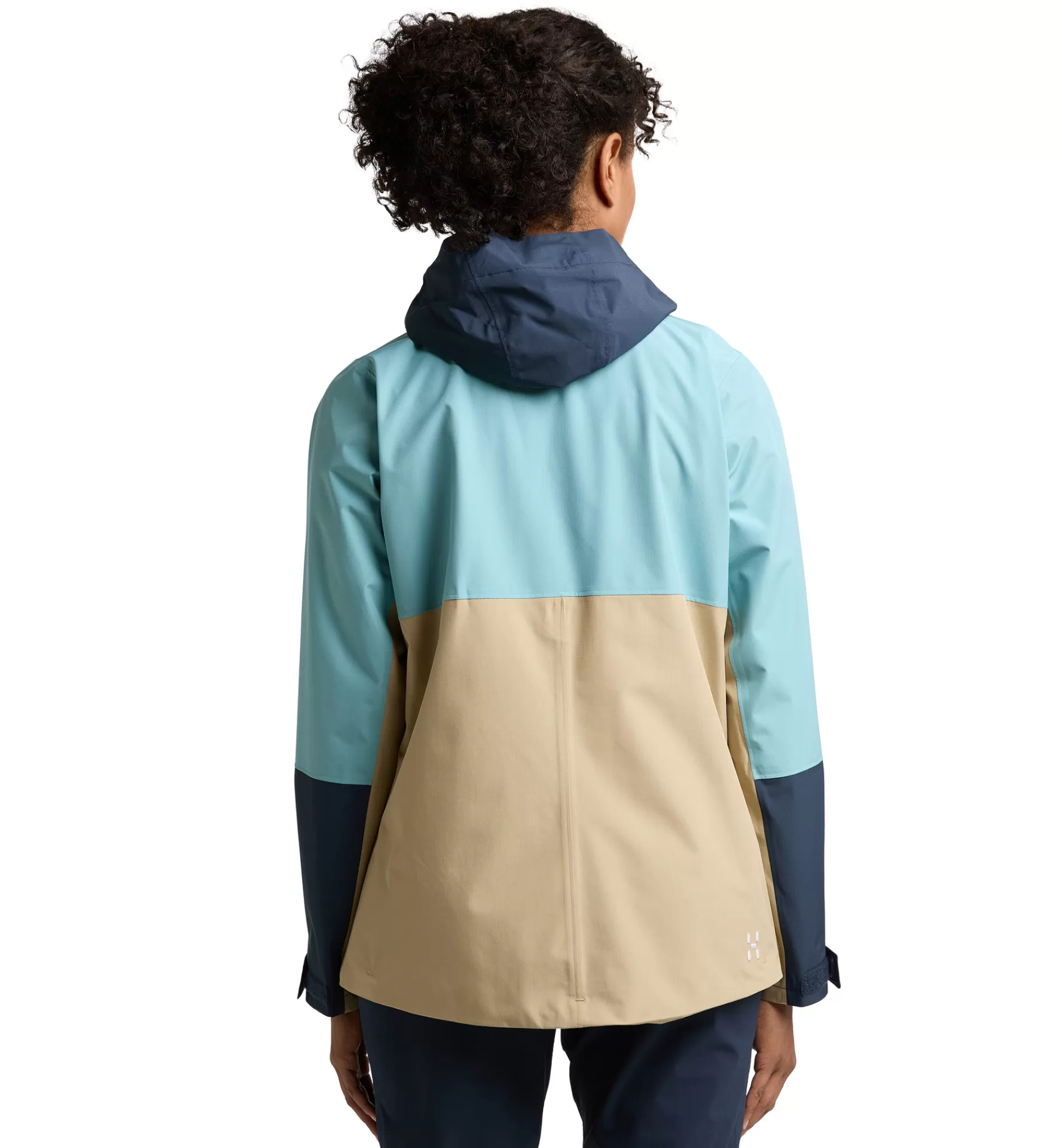 Hot Haglöfs Finch Proof Jacket Women Sand/Frost blue