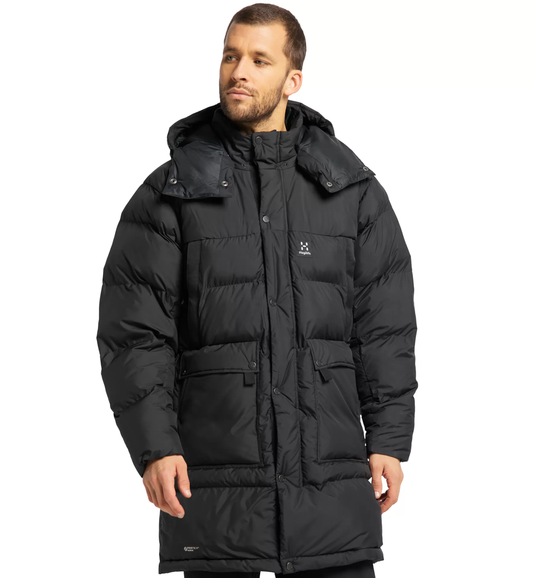 Fashion Haglöfs Floda Mimic Parka Men True Black