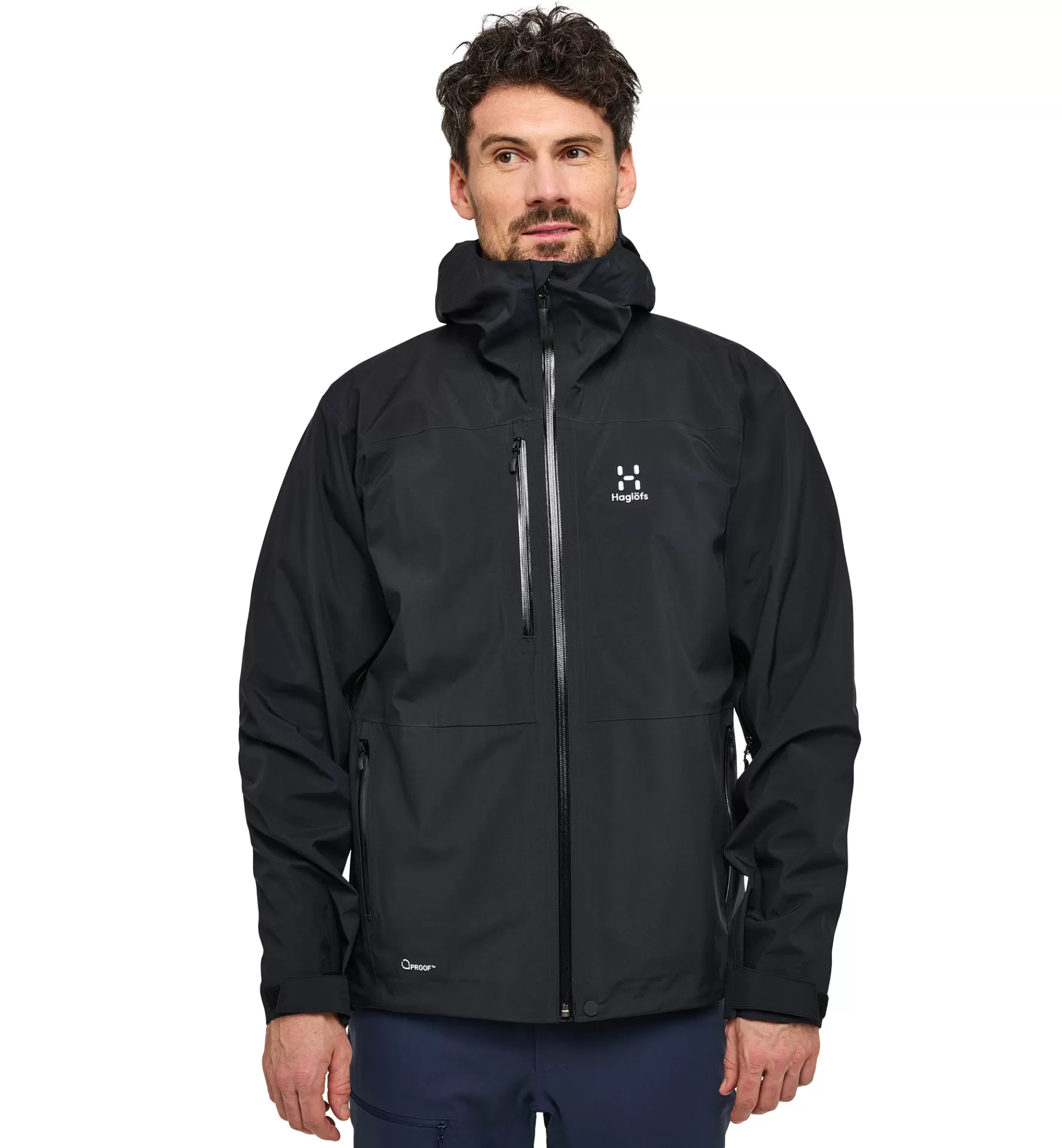 Discount Haglöfs Front Proof Jacket Men True Black