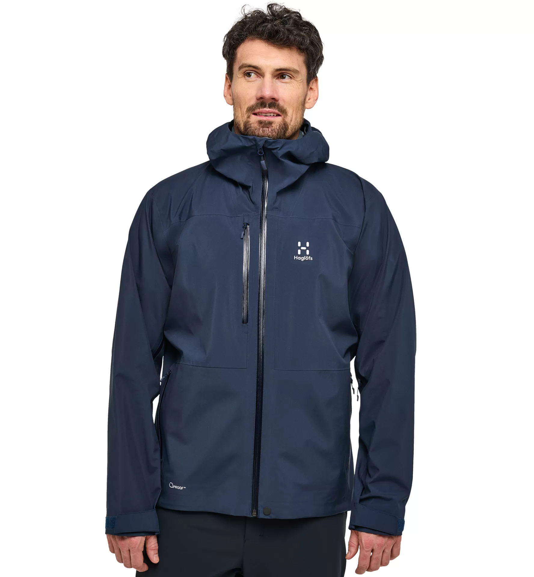 Online Haglöfs Front Proof Jacket Men Tarn Blue