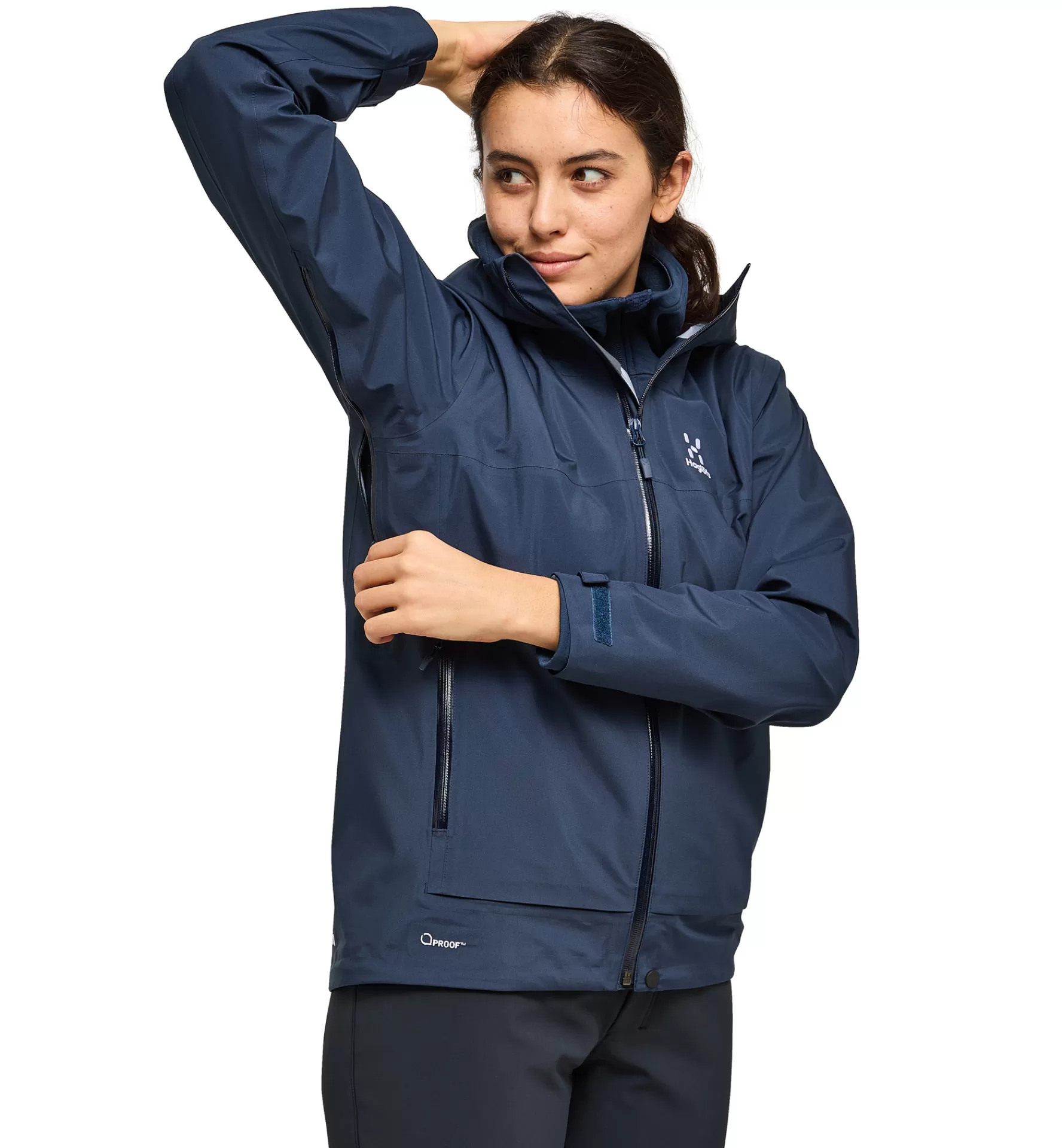 Discount Haglöfs Front Proof Jacket Women Tarn Blue