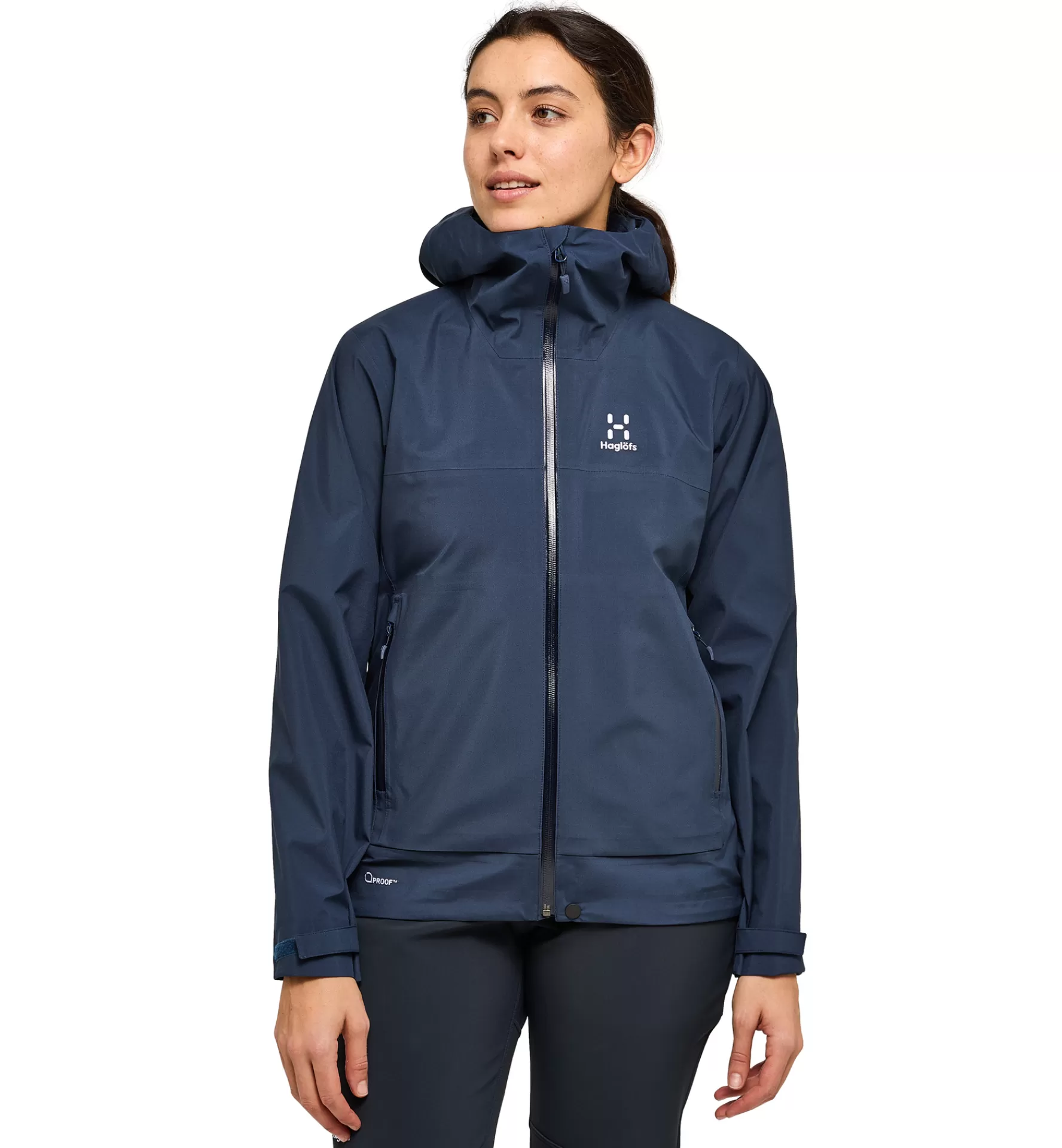 Discount Haglöfs Front Proof Jacket Women Tarn Blue