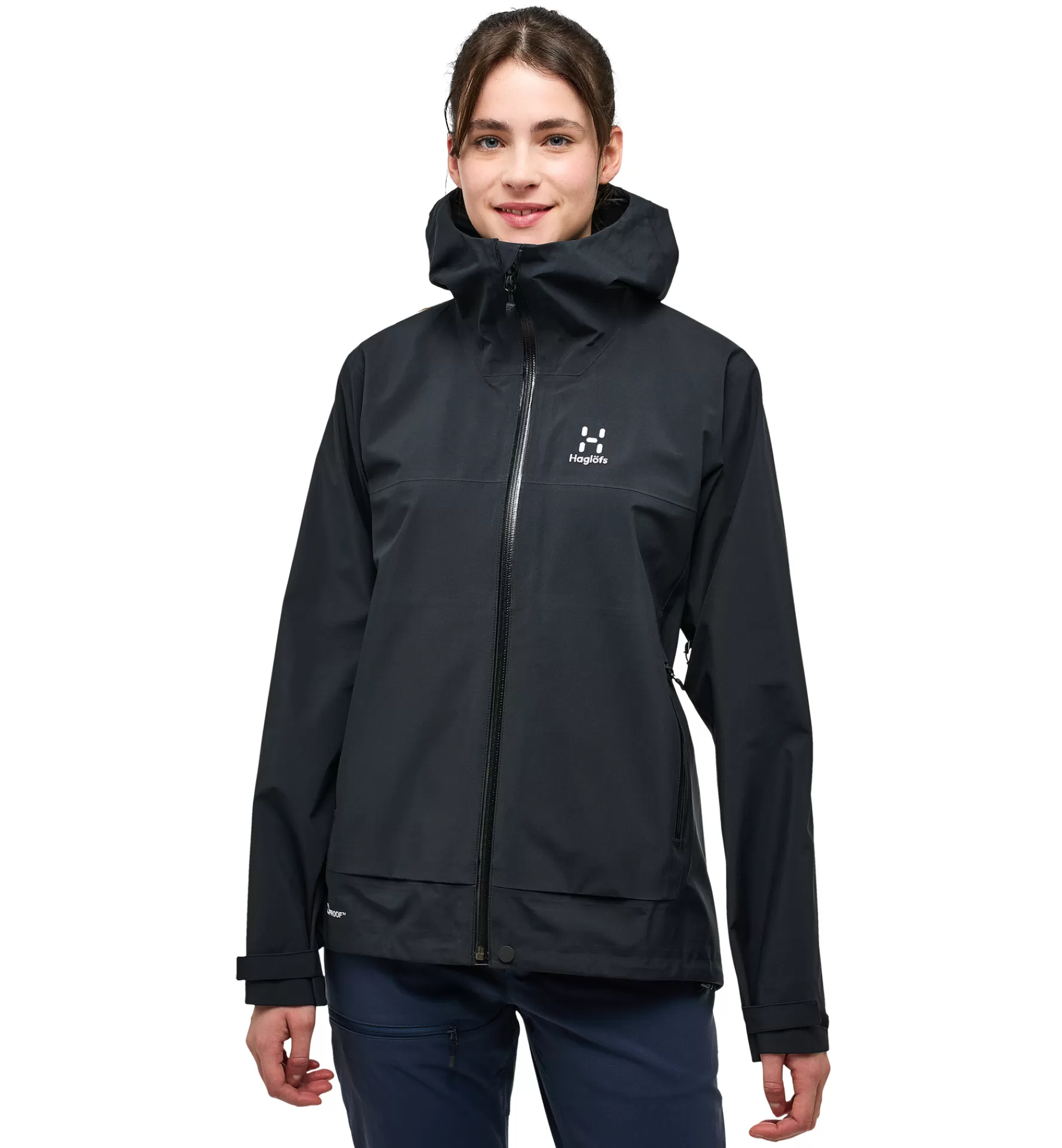 Discount Haglöfs Front Proof Jacket Women True Black