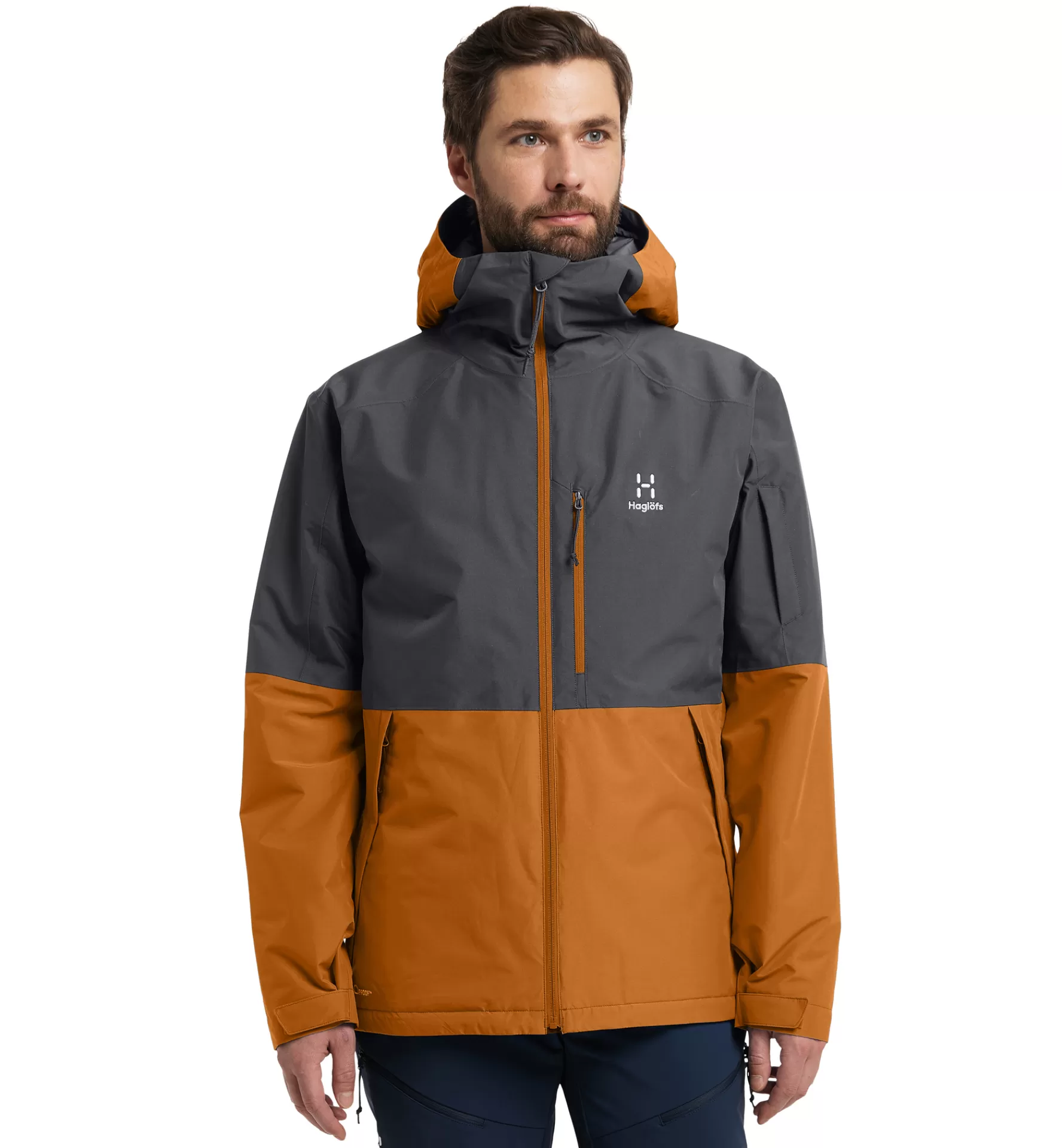 Best Haglöfs Gondol Insulated Jacket Men Golden brown/Magnetite