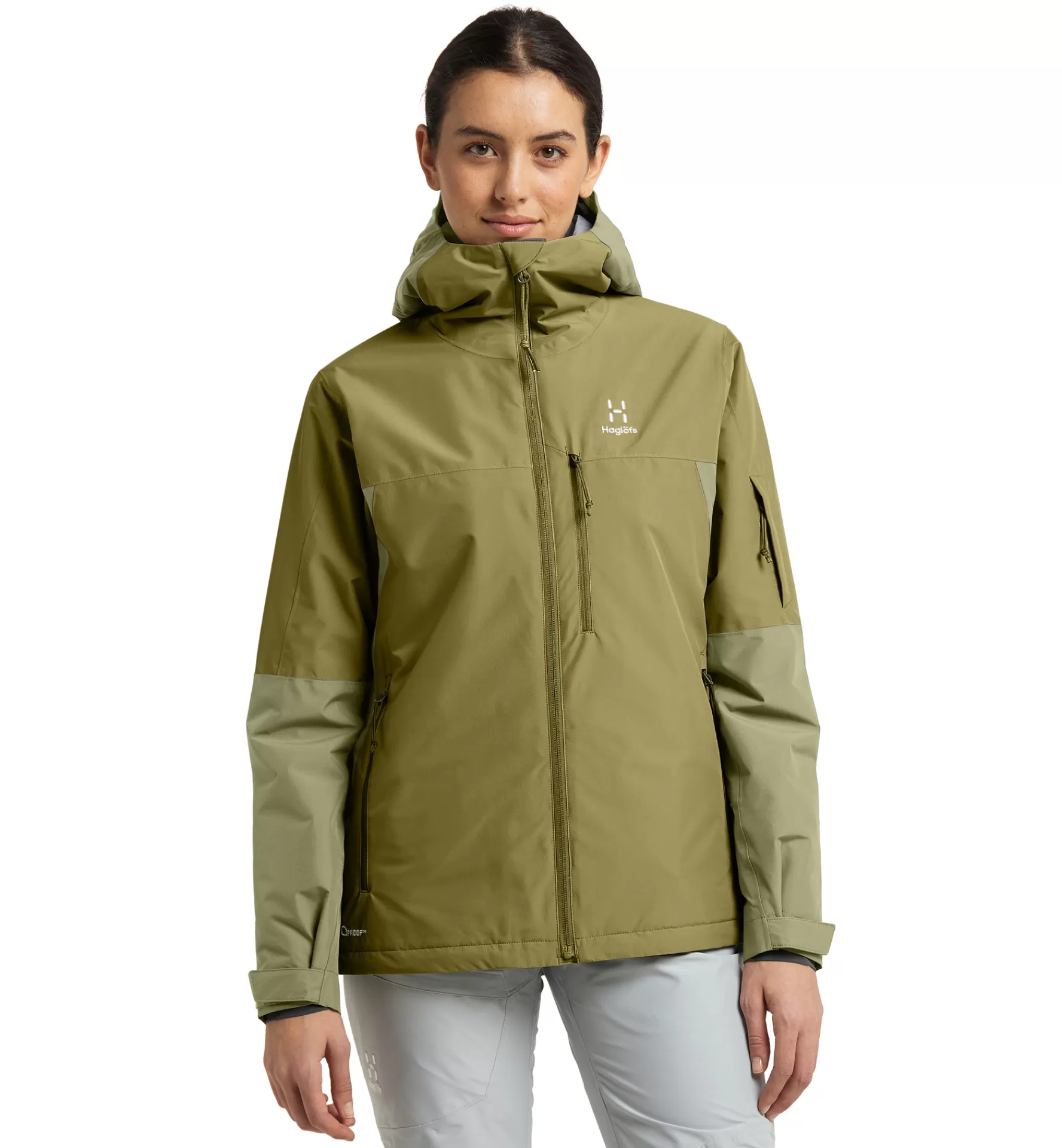 Cheap Haglöfs Gondol Insulated Jacket Women Thyme green/Olive green