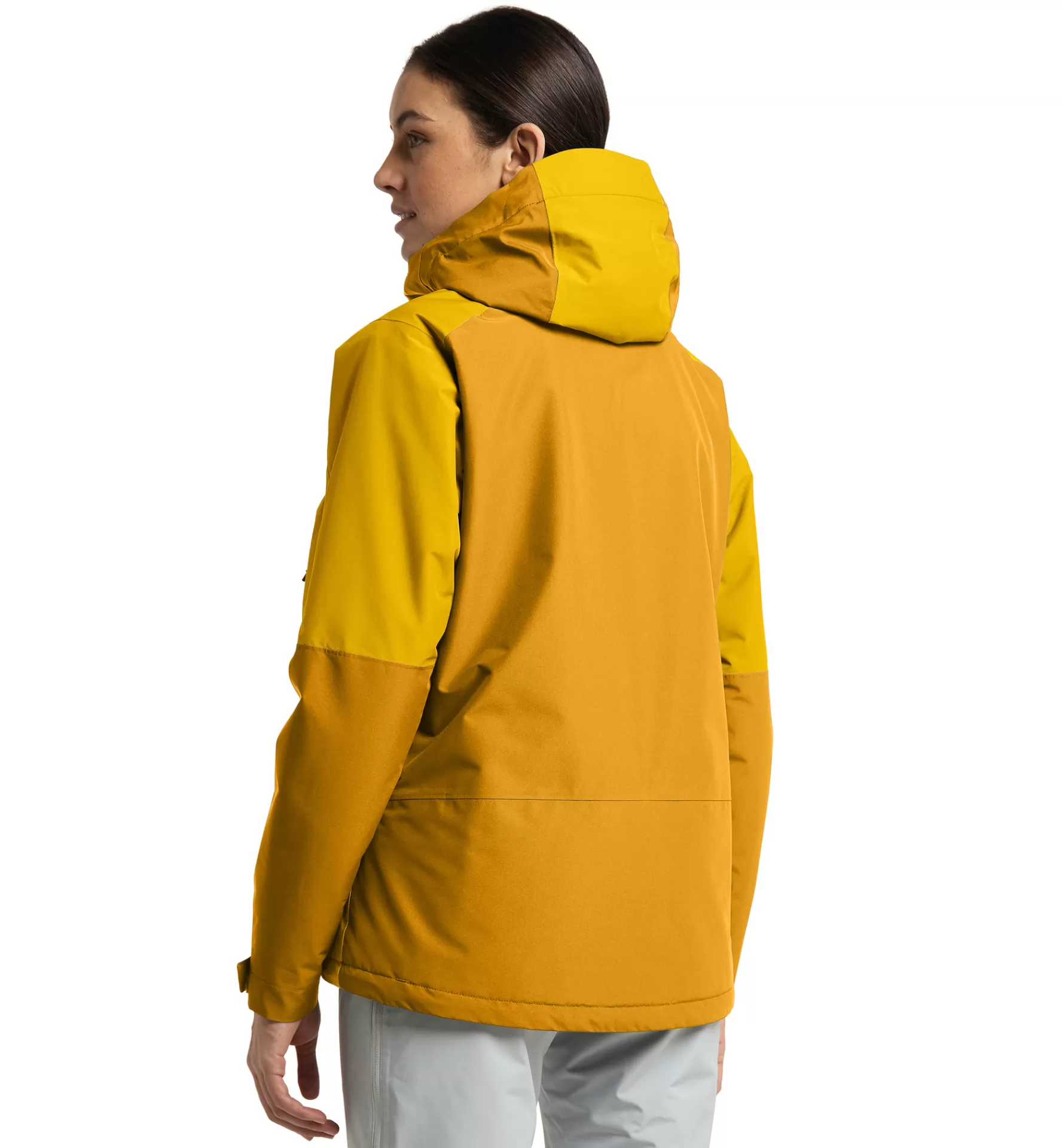 Fashion Haglöfs Gondol Insulated Jacket Women Autumn Leaves/Pumpkin Yellow