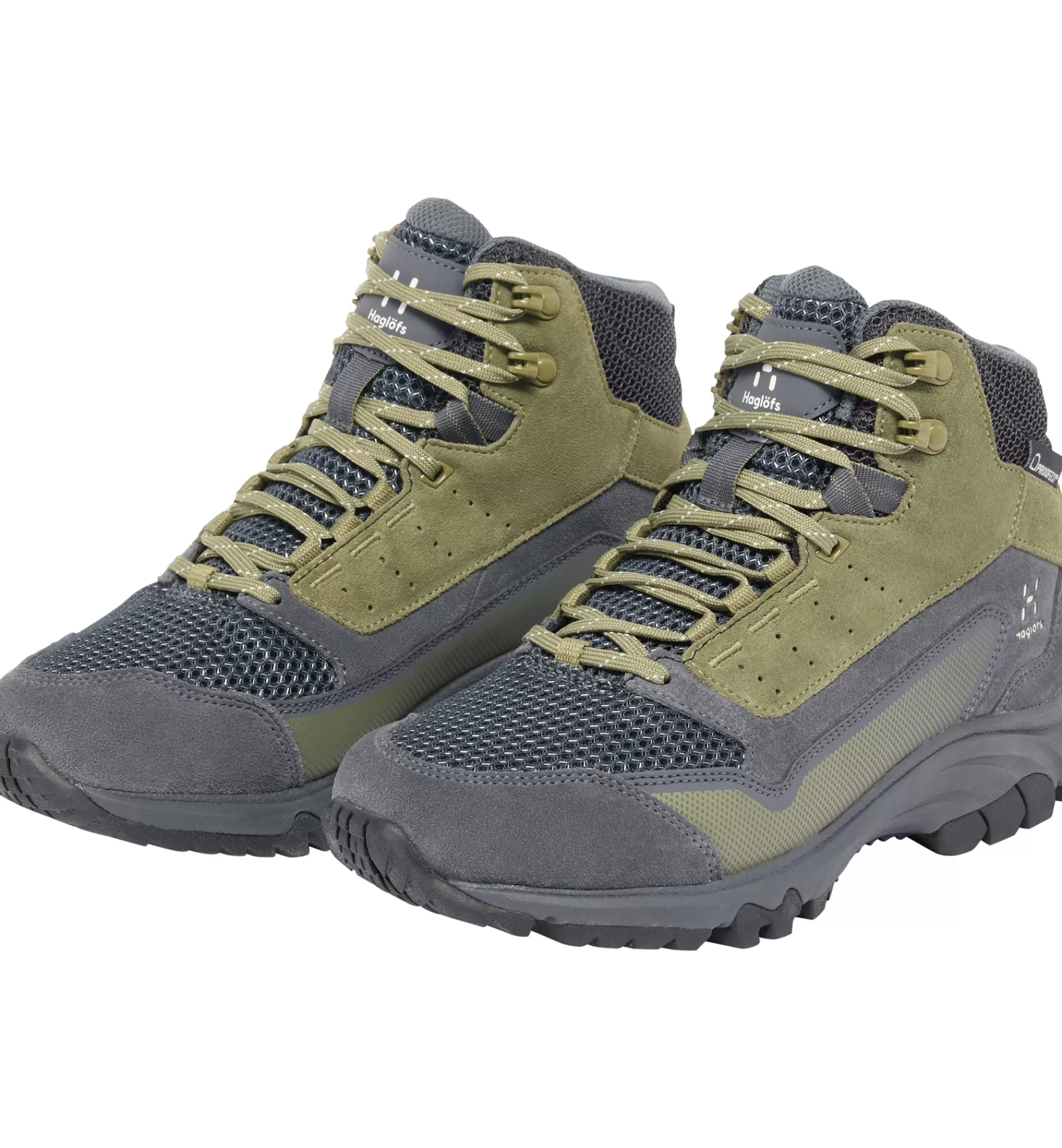 Hot Haglöfs Skuta Proof Mid Women Magnetite/Olive Green