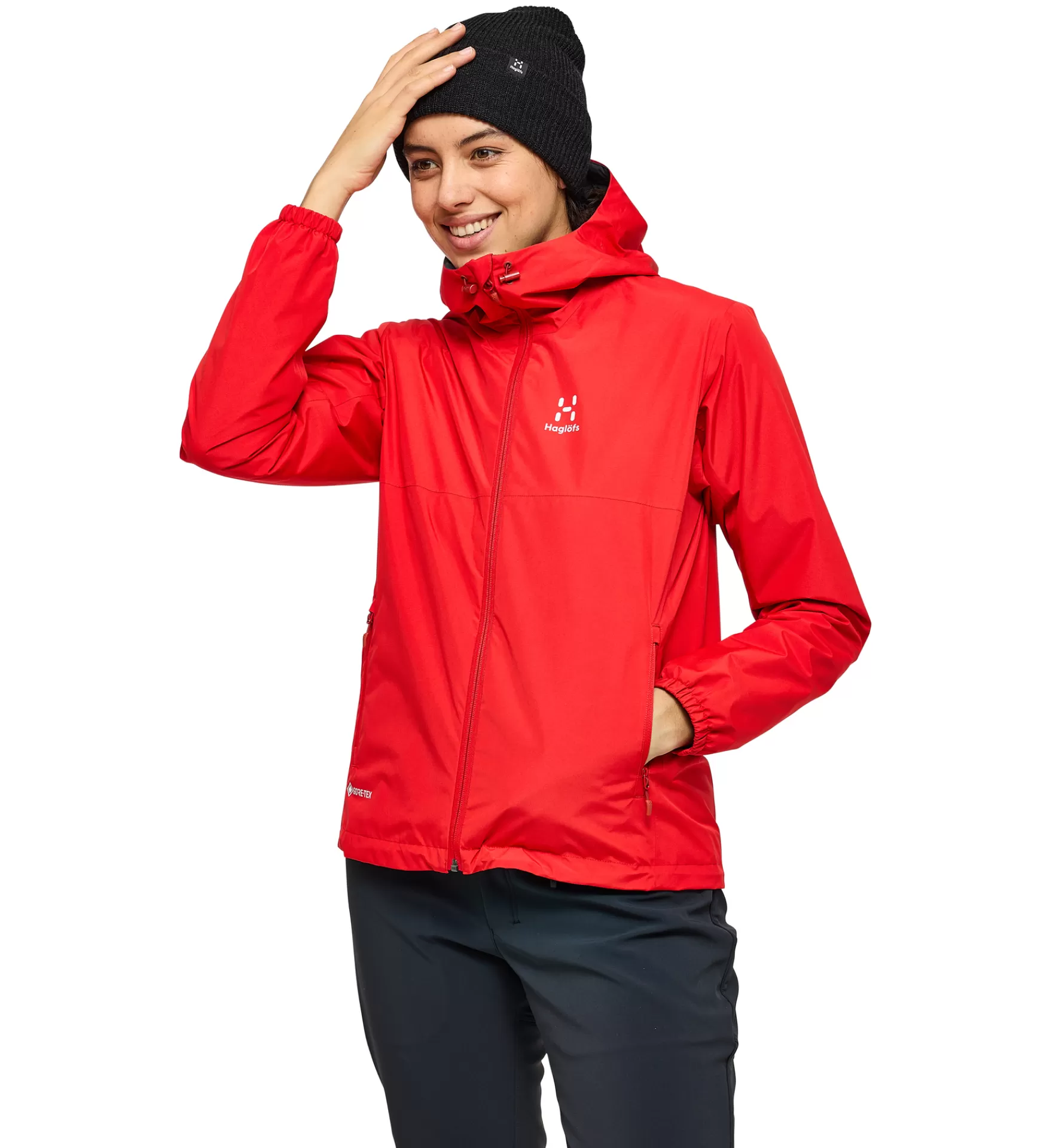 Cheap Haglöfs Kaise GTX Jacket Women Poppy Red