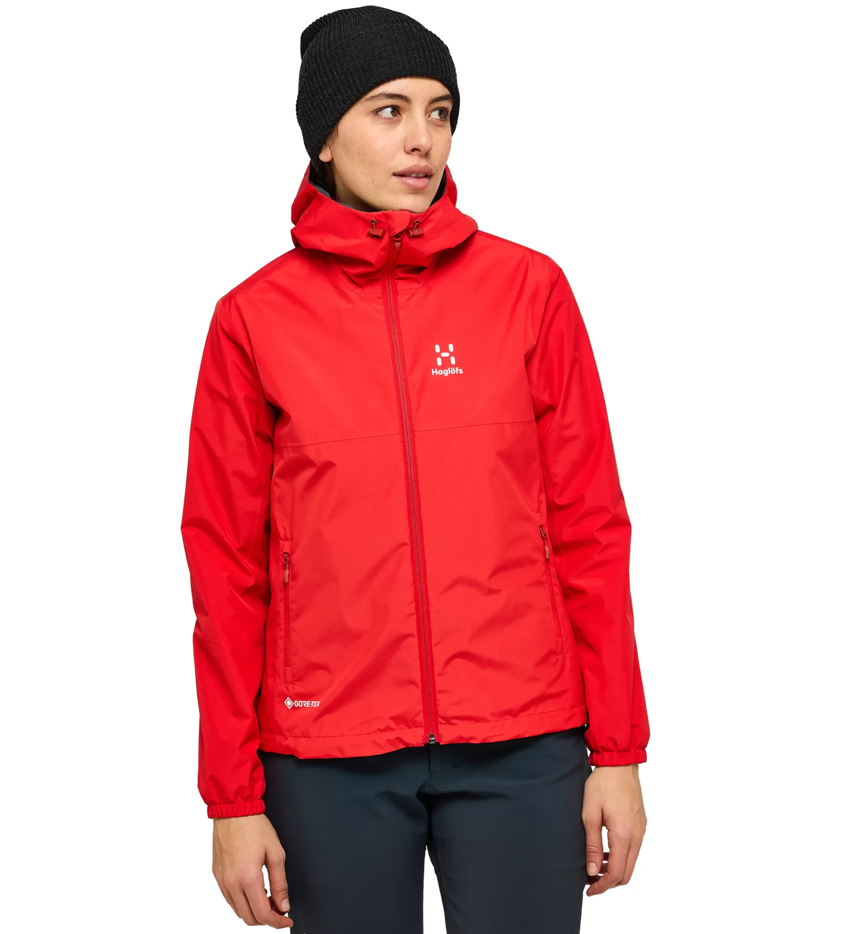 Cheap Haglöfs Kaise GTX Jacket Women Poppy Red