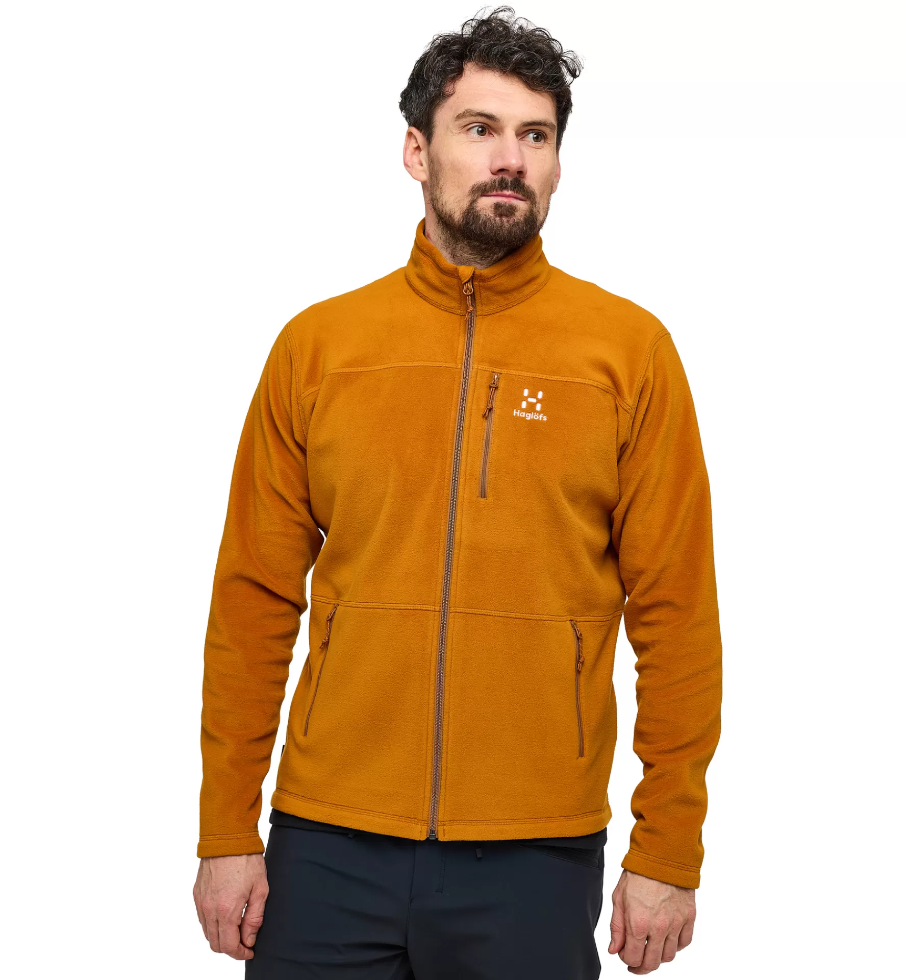 Cheap Haglöfs Kaise Mid Jacket Men Golden Brown