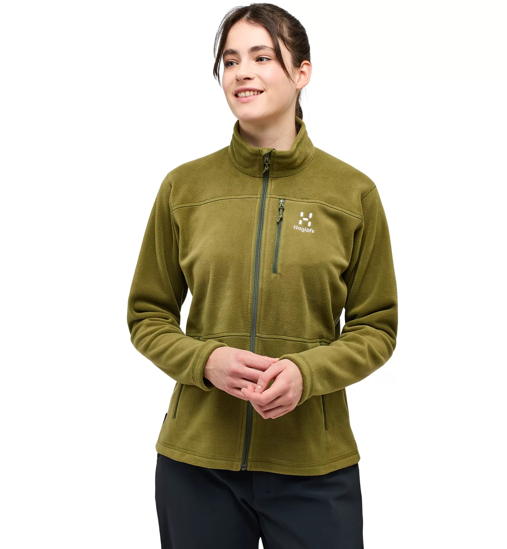 Sale Haglöfs Kaise Mid Jacket Women Olive Green