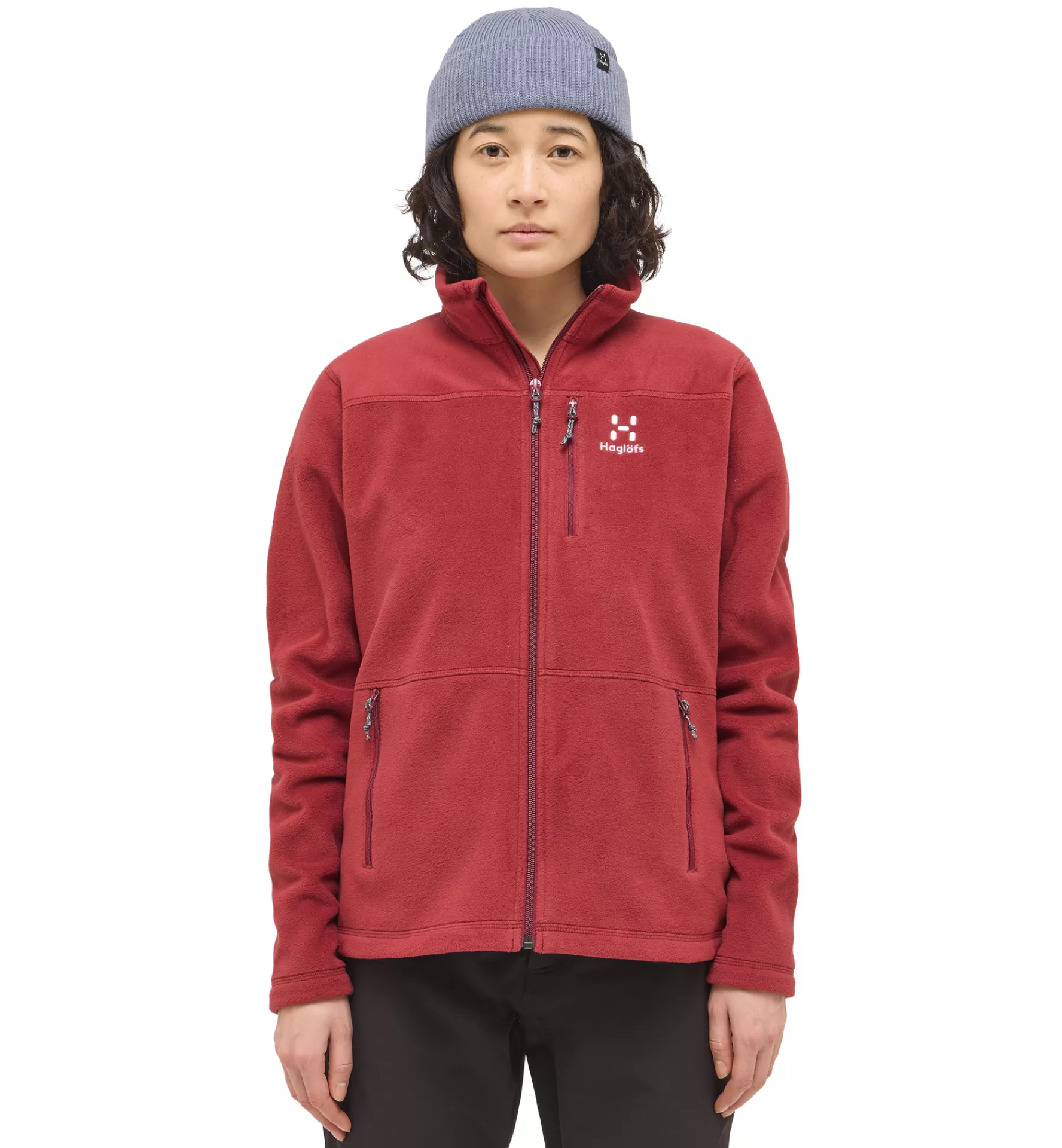 Shop Haglöfs Kaise Mid Jacket Women Carmine Red