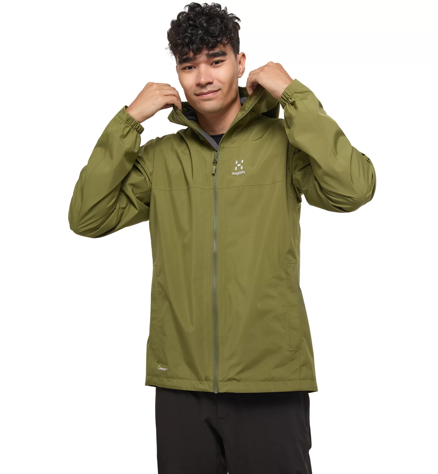 Hot Haglöfs Korp Proof Jacket Men Olive Green