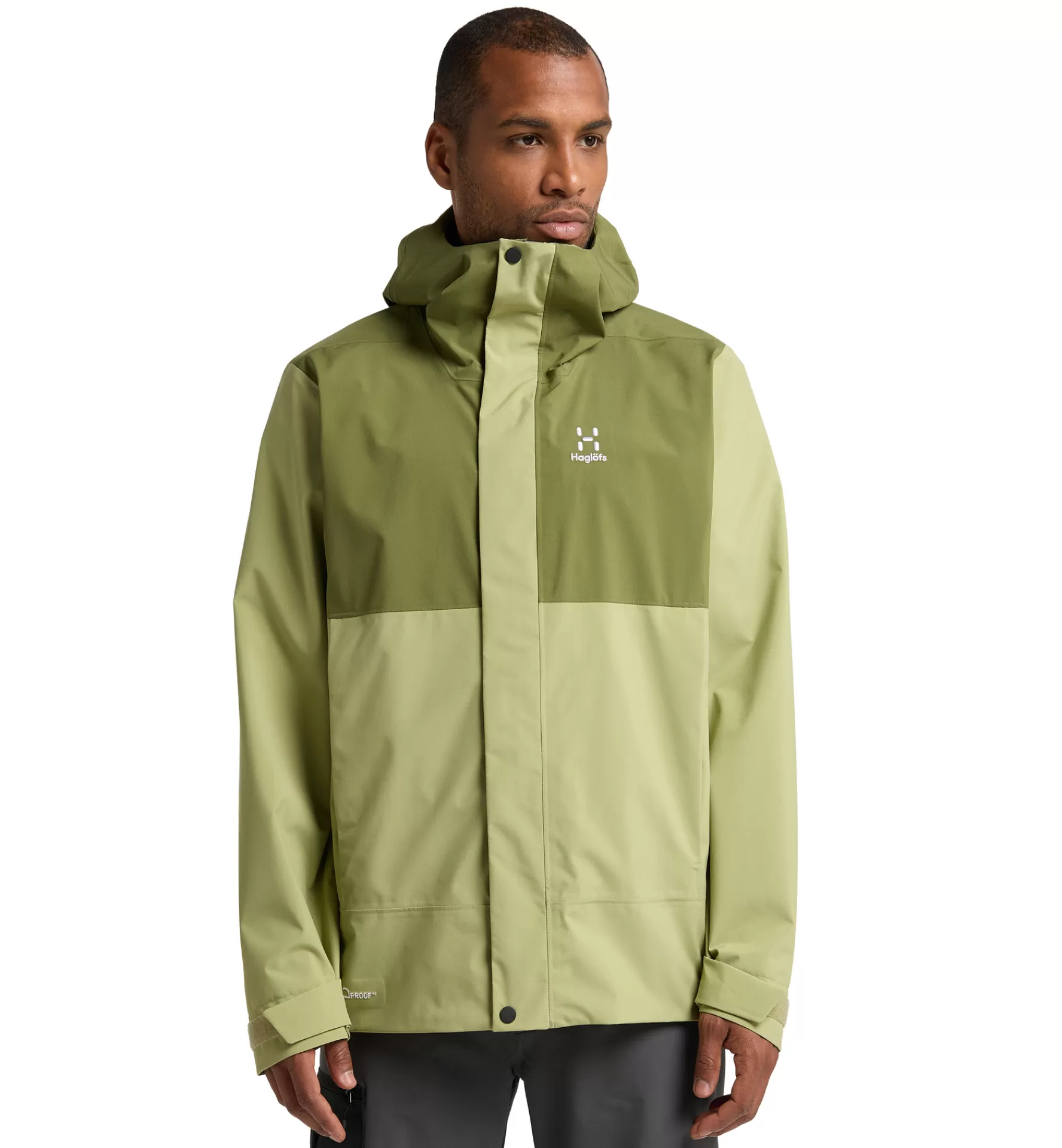 Hot Haglöfs Koyal Proof Jacket Men Thyme green/Olive green