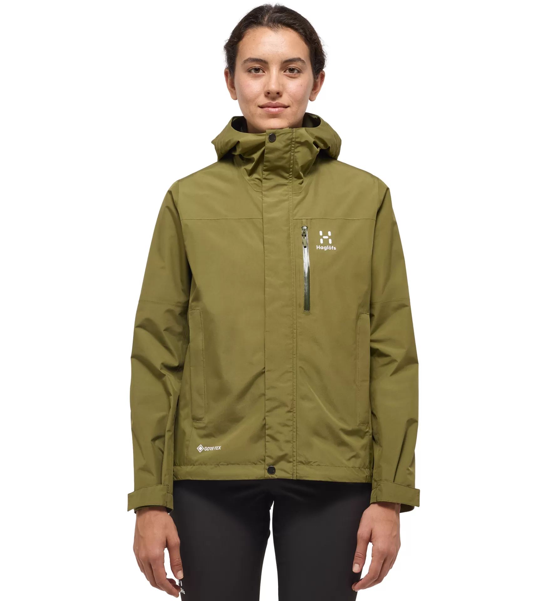 Outlet Haglöfs Lark GTX Jacket Women Olive Green