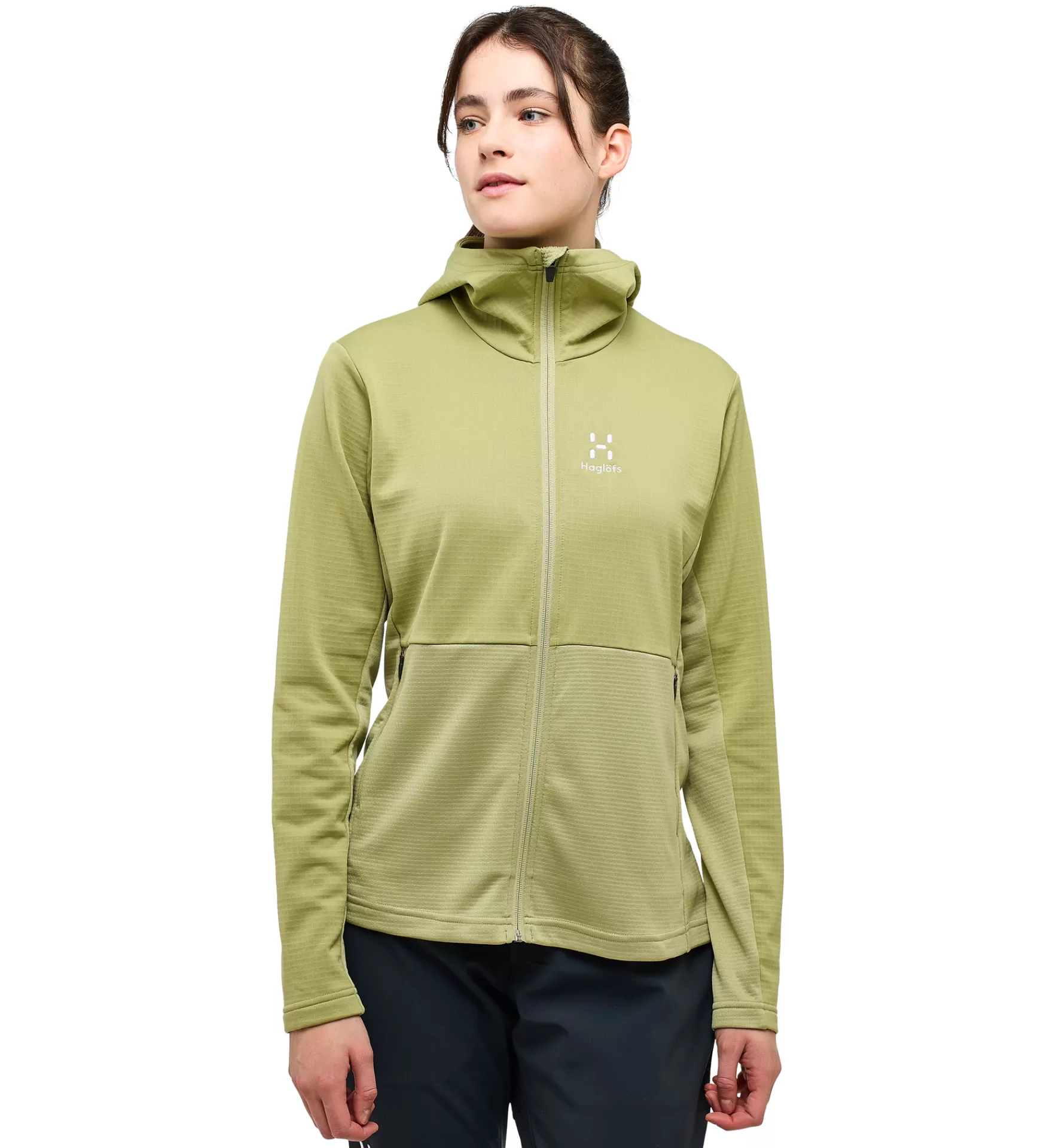 Best Sale Haglöfs Lark Mid Hood Women Thyme Green