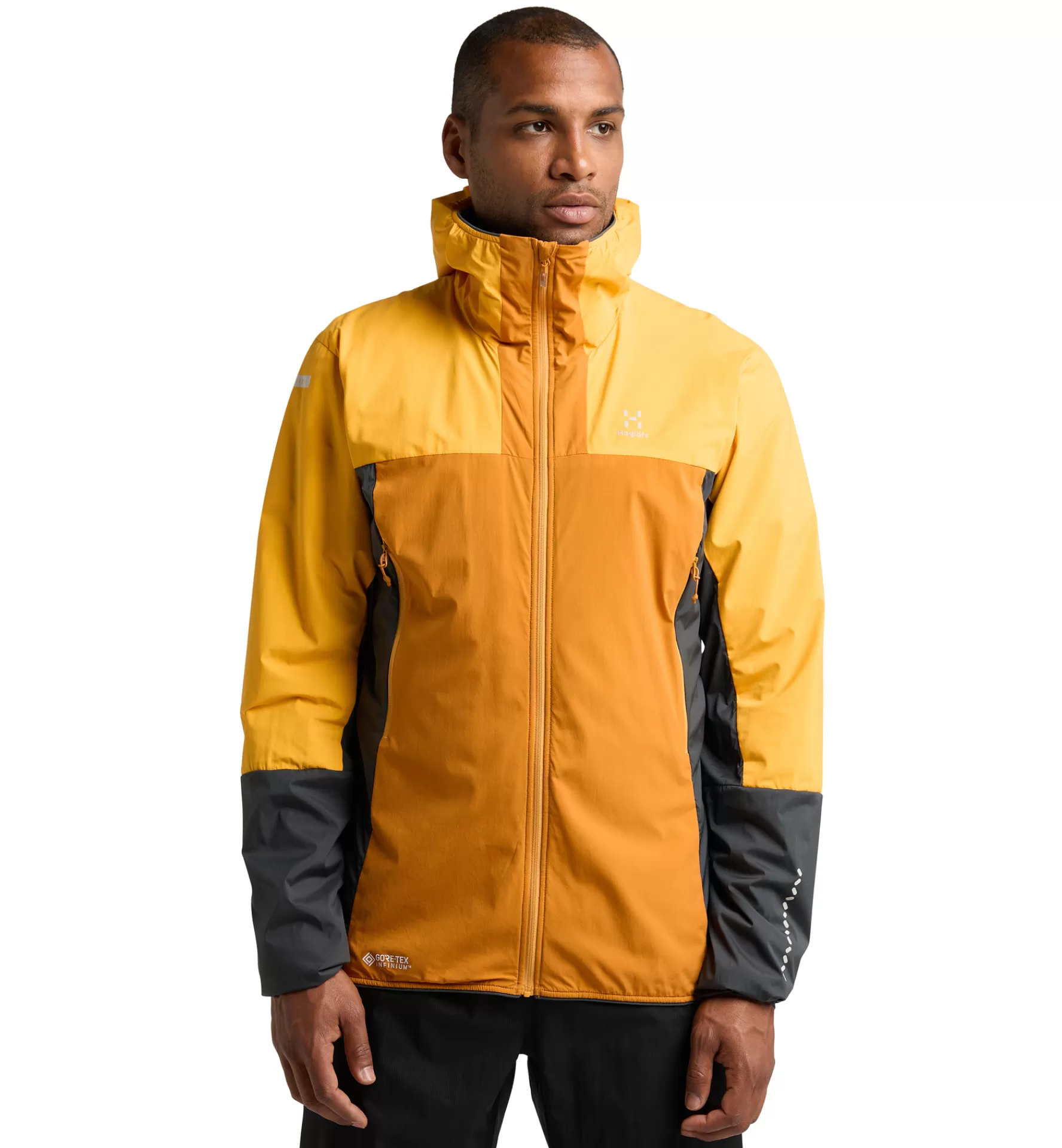 Sale Haglöfs L.I.M Alpha Hood Men Desert Yellow/Sunny Yellow