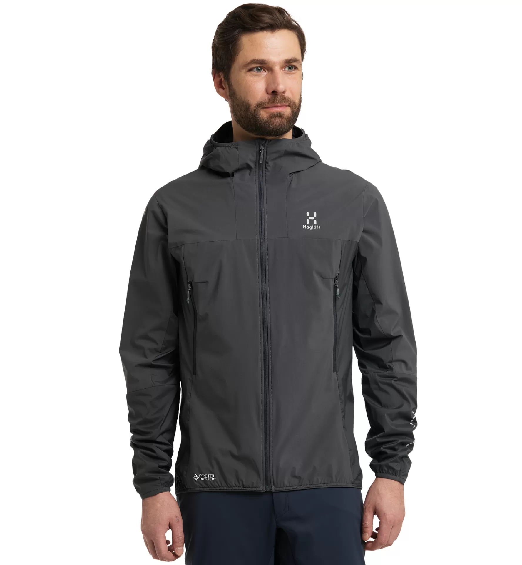 Clearance Haglöfs L.I.M Alpha Hood Men Magnetite