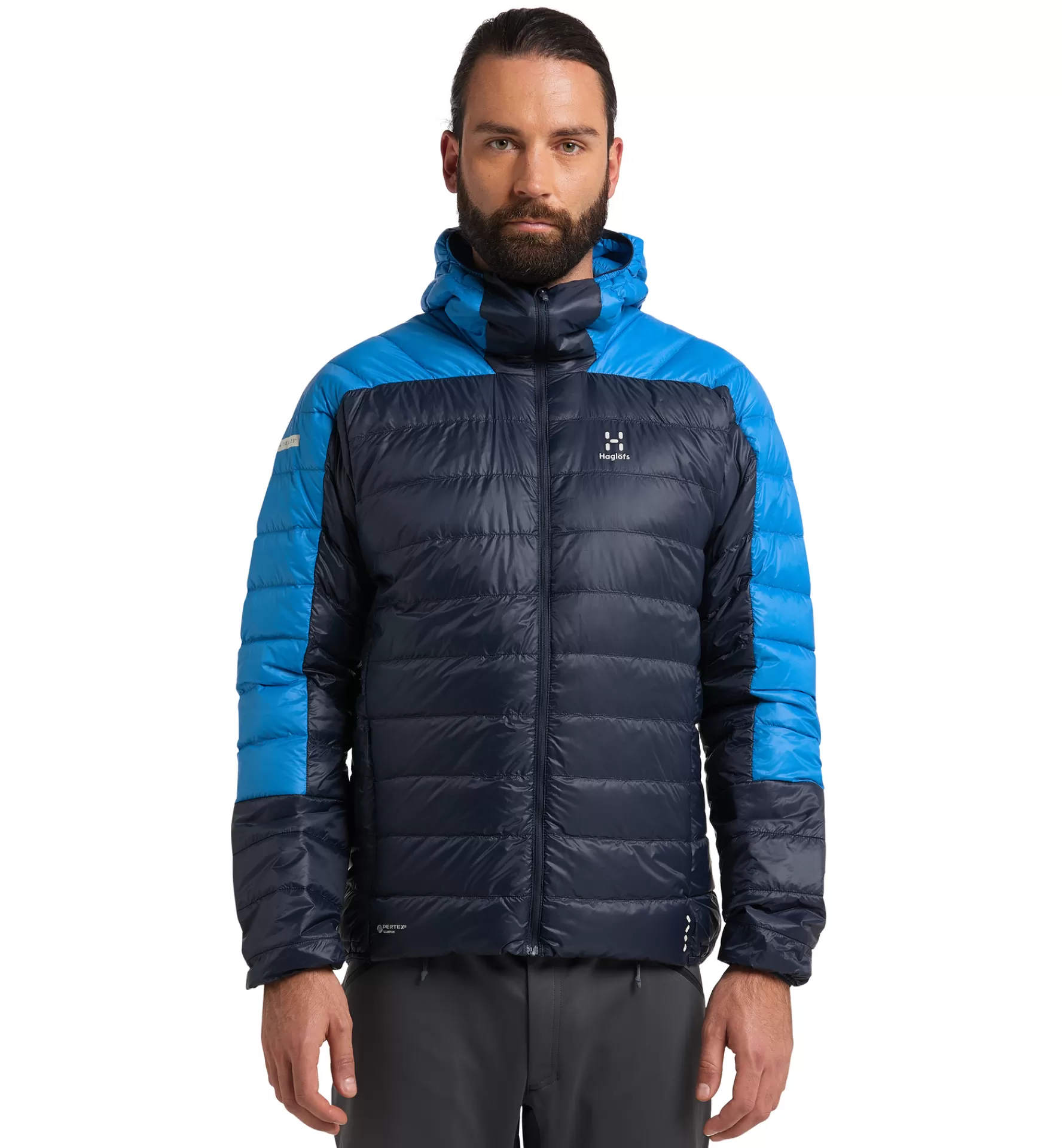 Sale Haglöfs L.I.M Down Hood Men Tarn blue/Nordic blue