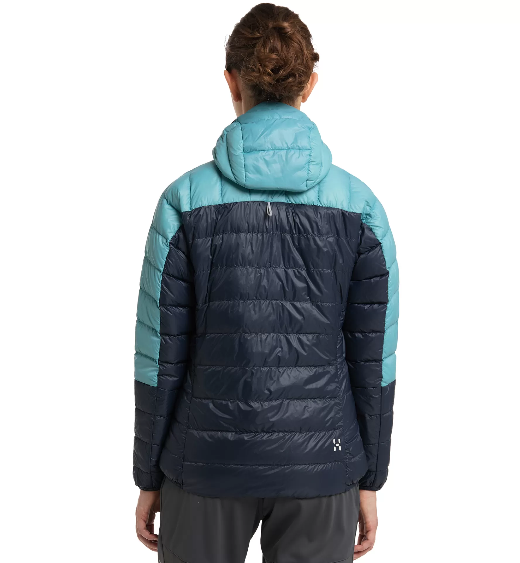 Outlet Haglöfs L.I.M Down Hood Women Tarn blue/Frost blue