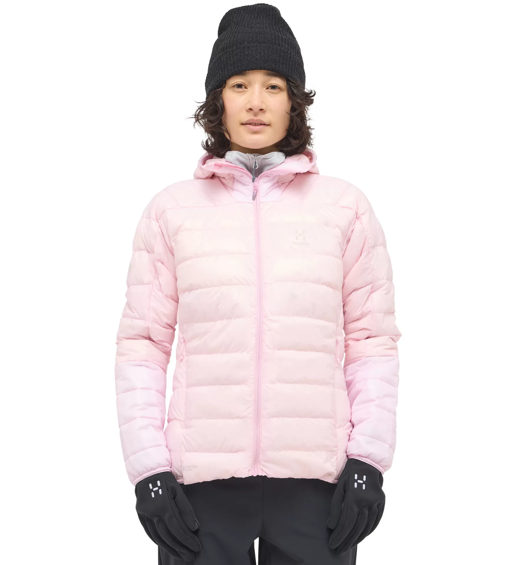 Sale Haglöfs L.I.M Down Hood Women Fresh Pink