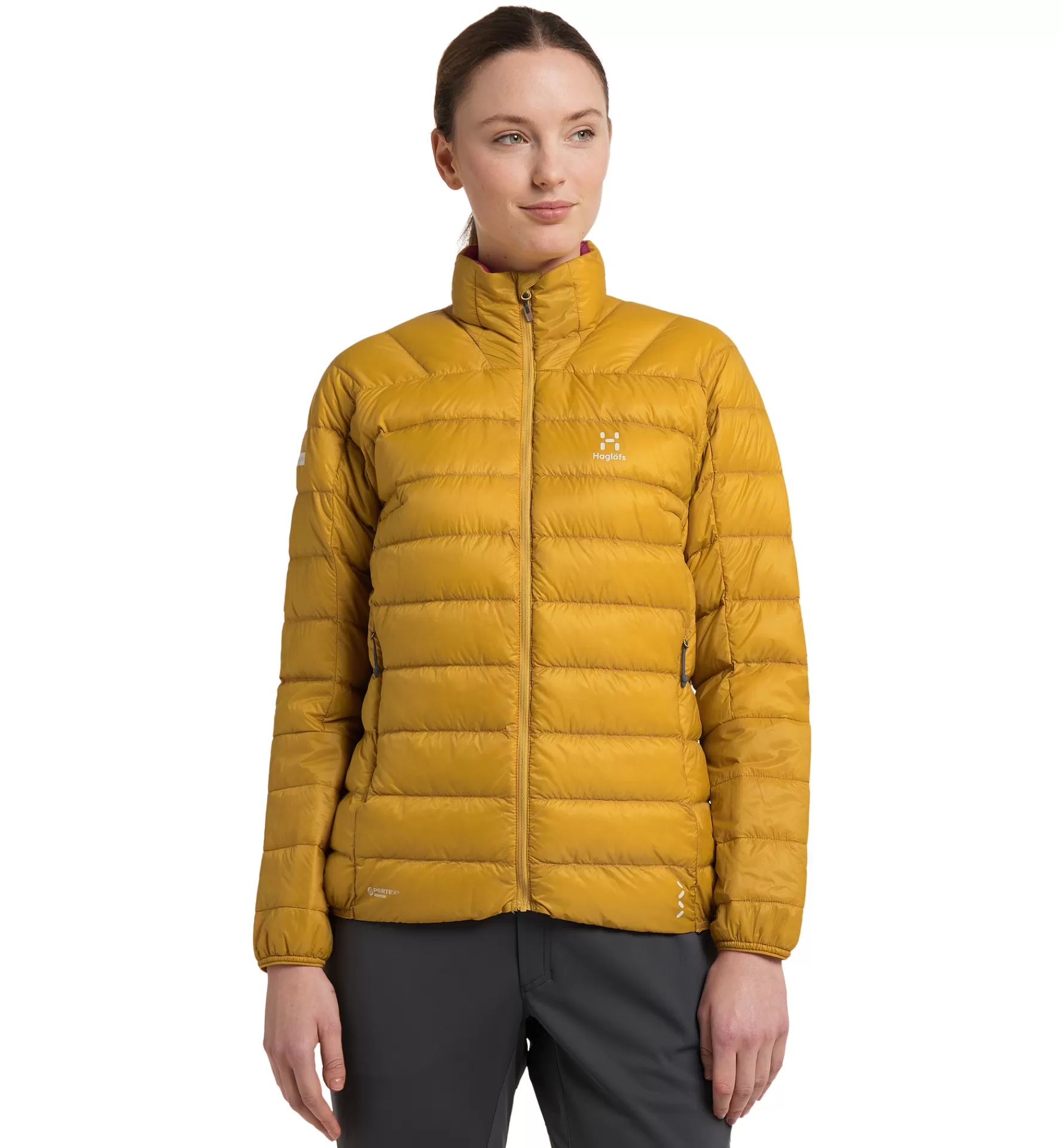 Clearance Haglöfs L.I.M Down Jacket Women Autumn Leaves