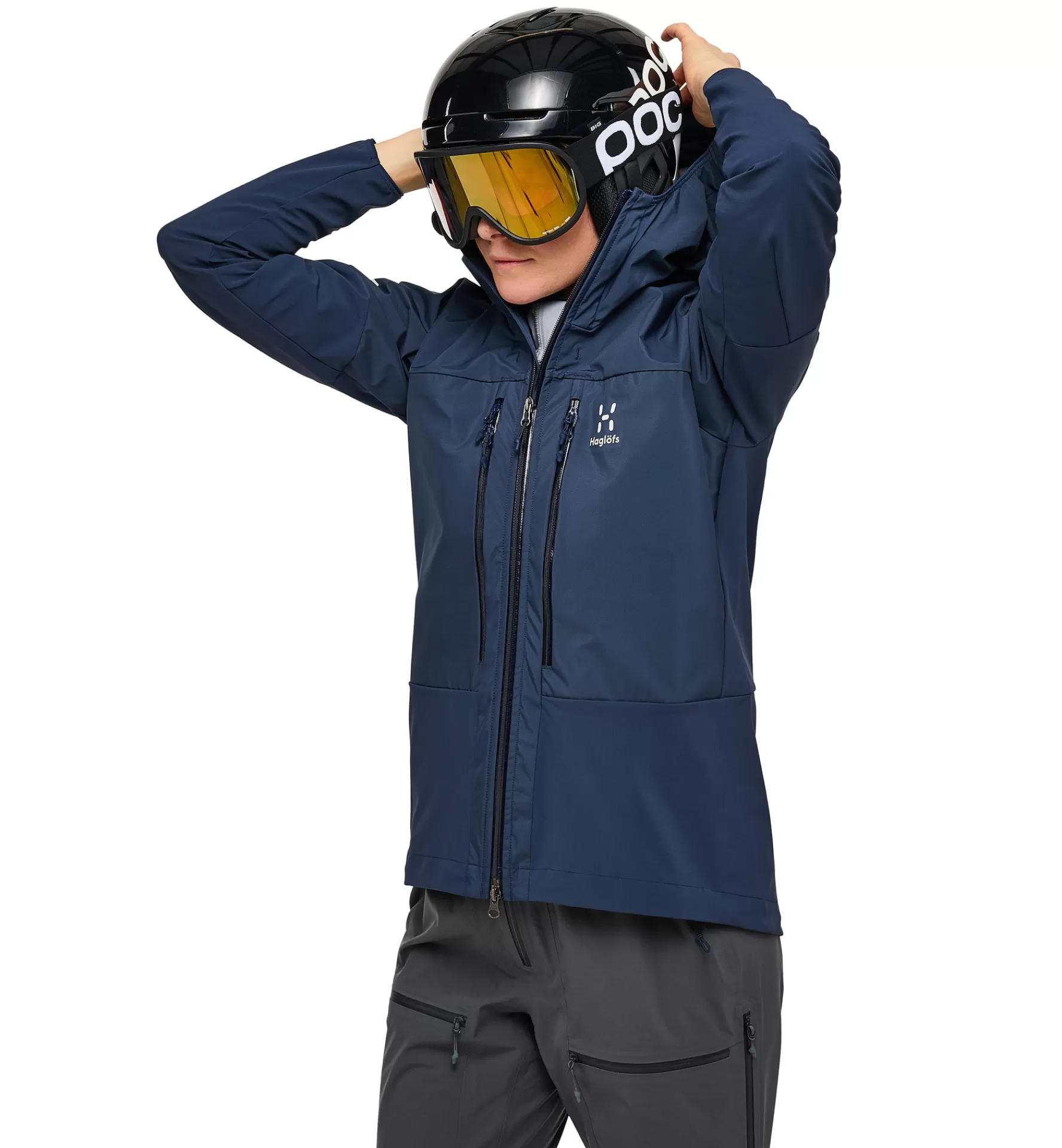 Shop Haglöfs L.I.M Hybrid Touring Hood Women Tarn Blue