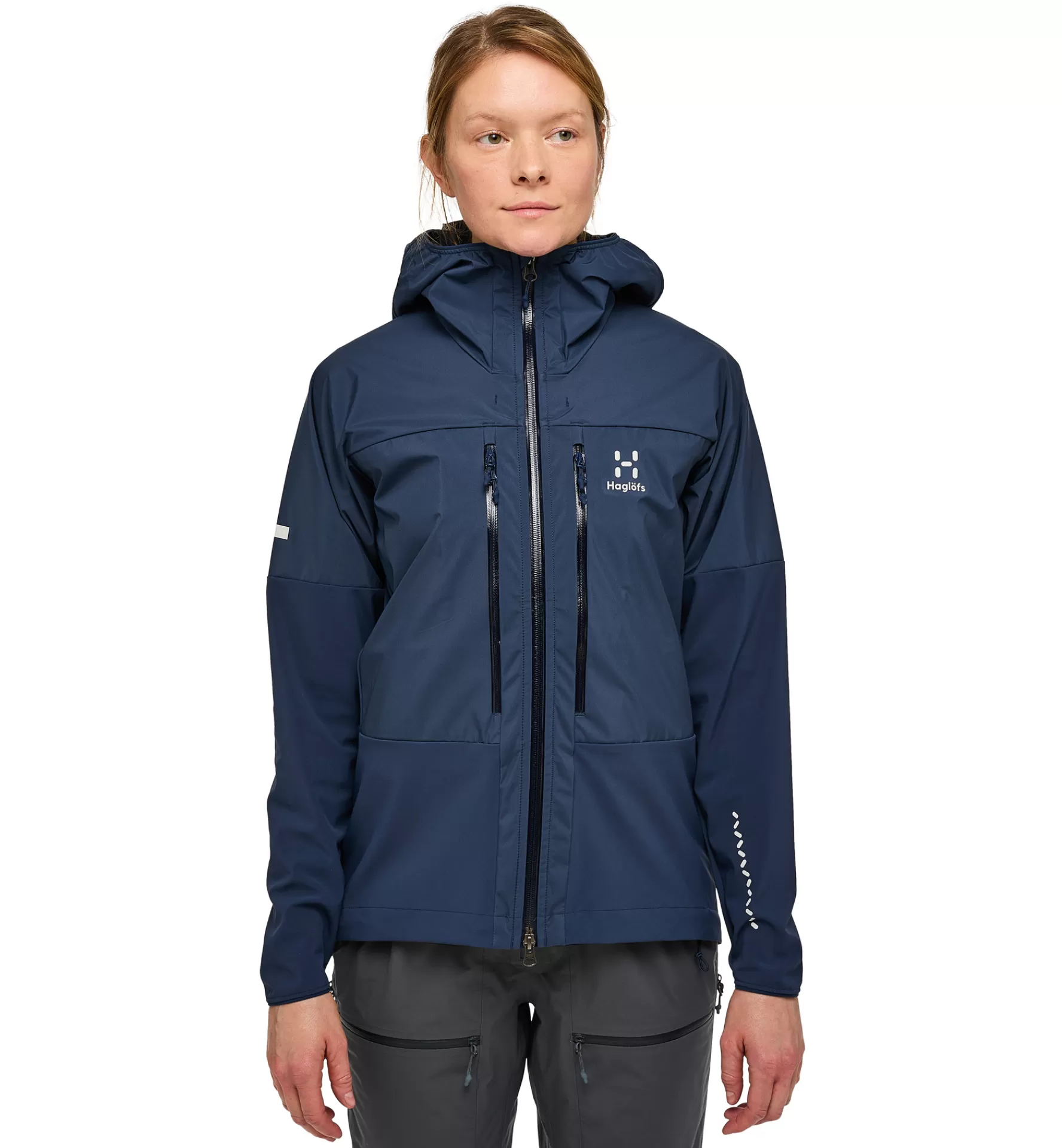 Shop Haglöfs L.I.M Hybrid Touring Hood Women Tarn Blue