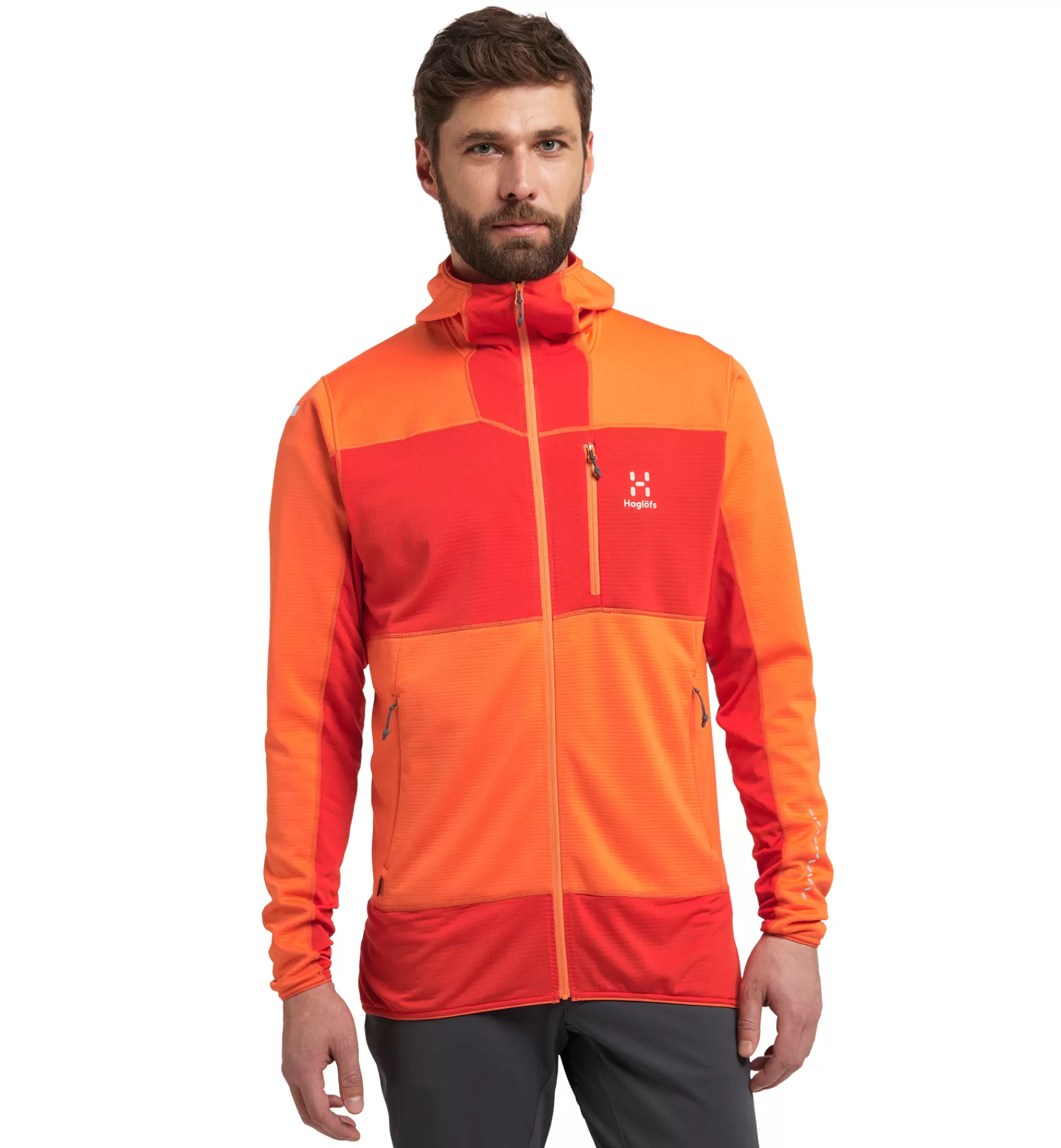 Cheap Haglöfs L.I.M Mid Fast Hood Men Flame Orange/Habanero