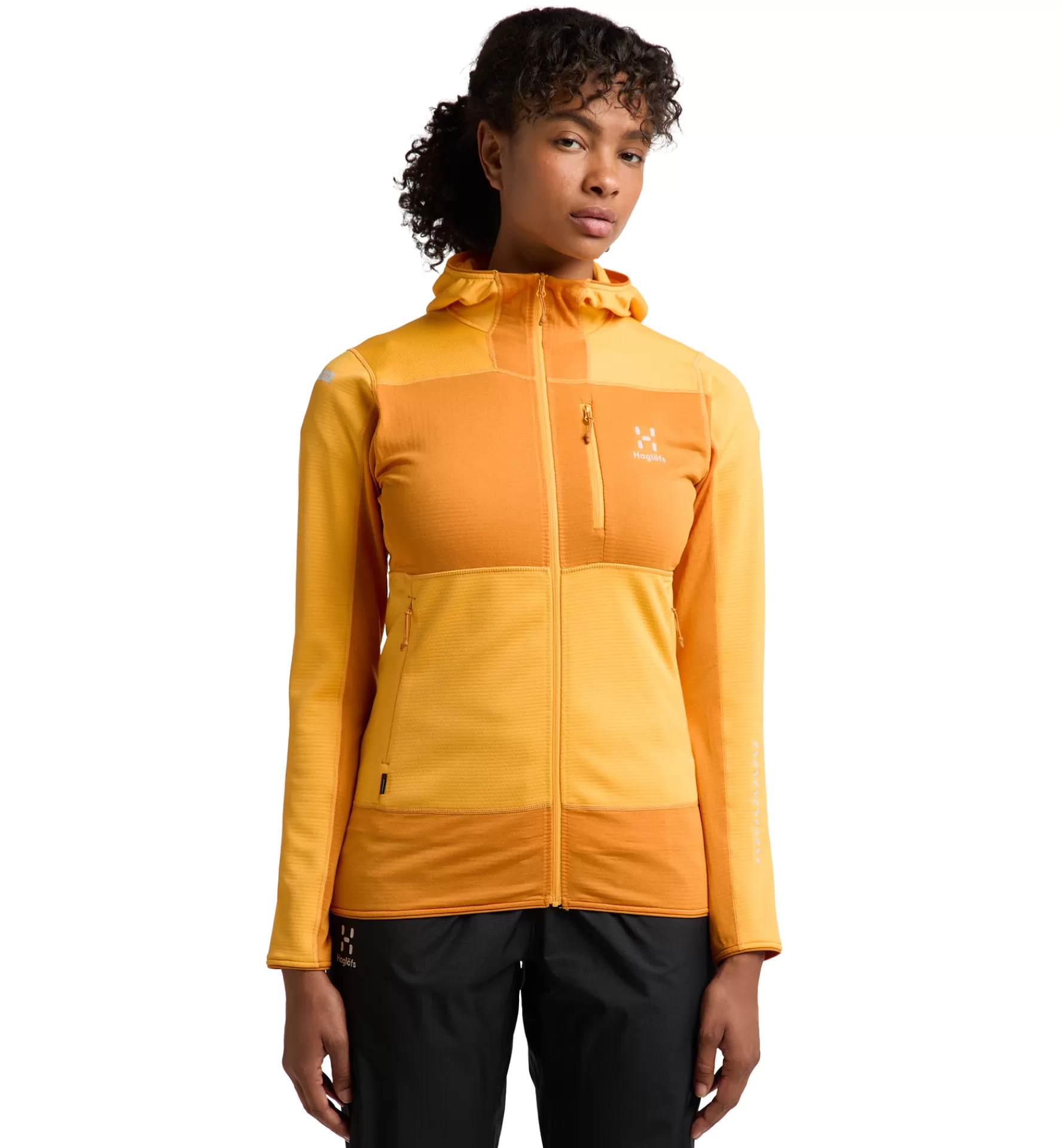 Hot Haglöfs L.I.M Mid Fast Hood Women Sunny Yellow/Desert Yellow