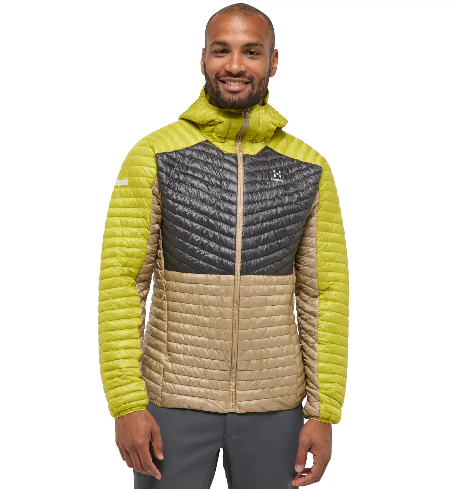 Flash Sale Haglöfs L.I.M Mimic Hood Men Sand/Aurora